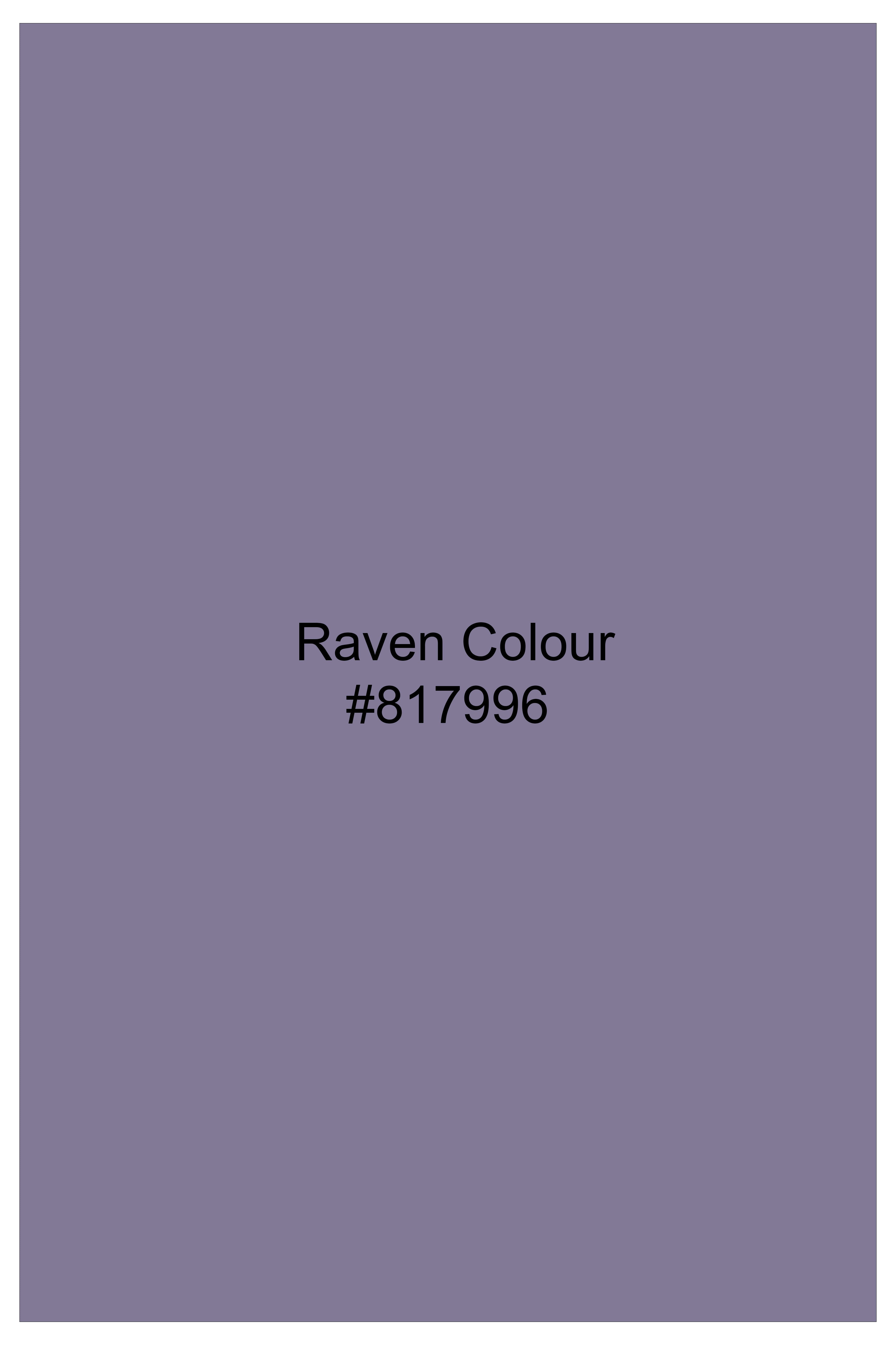 Gridora-Raven Purple Grid Dobby Textured Premium Cotton Lounge Pant