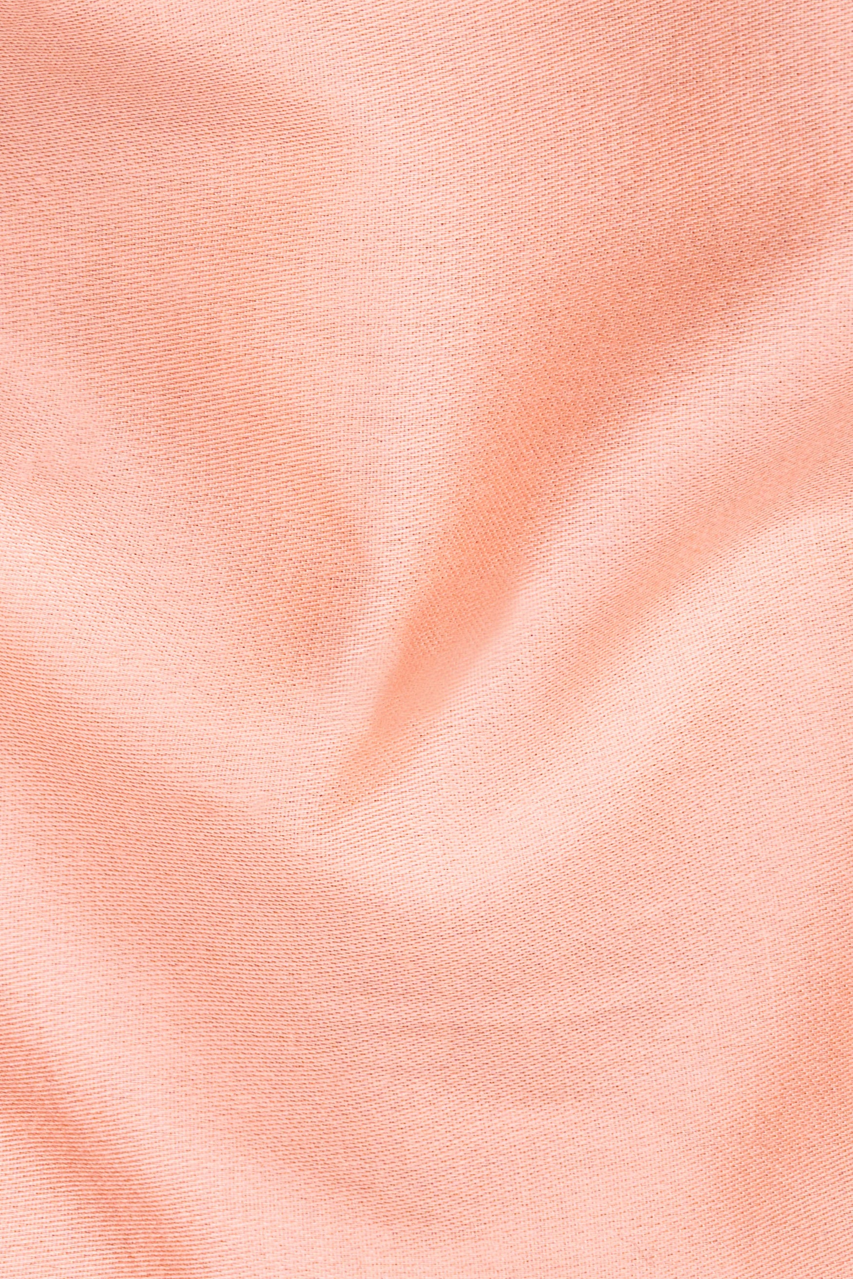 Melon Peach Subtle Sheen Super Soft Premium Cotton Pathani