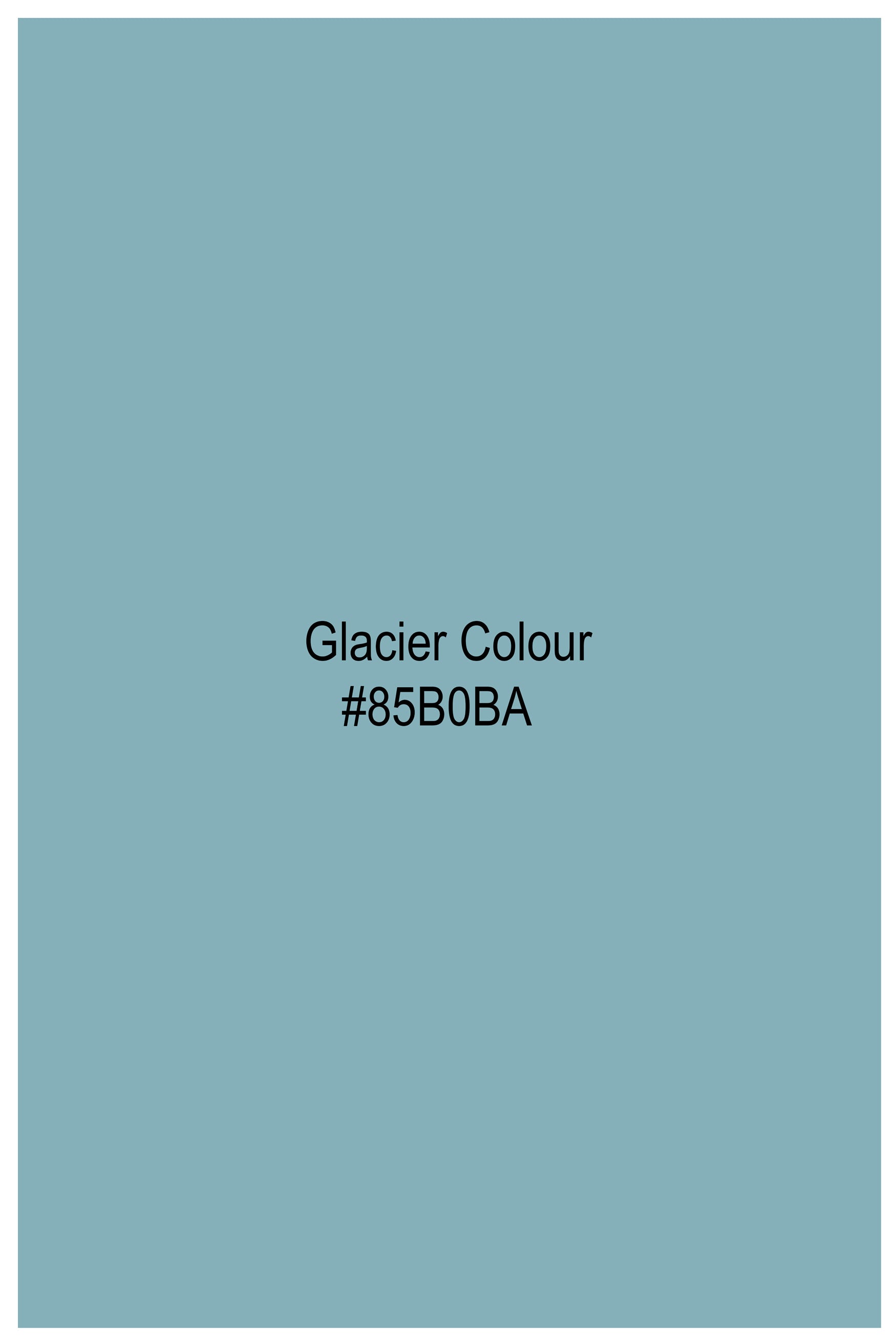 Glacier Blue Subtle Sheen Super Soft Premium Cotton Pathani