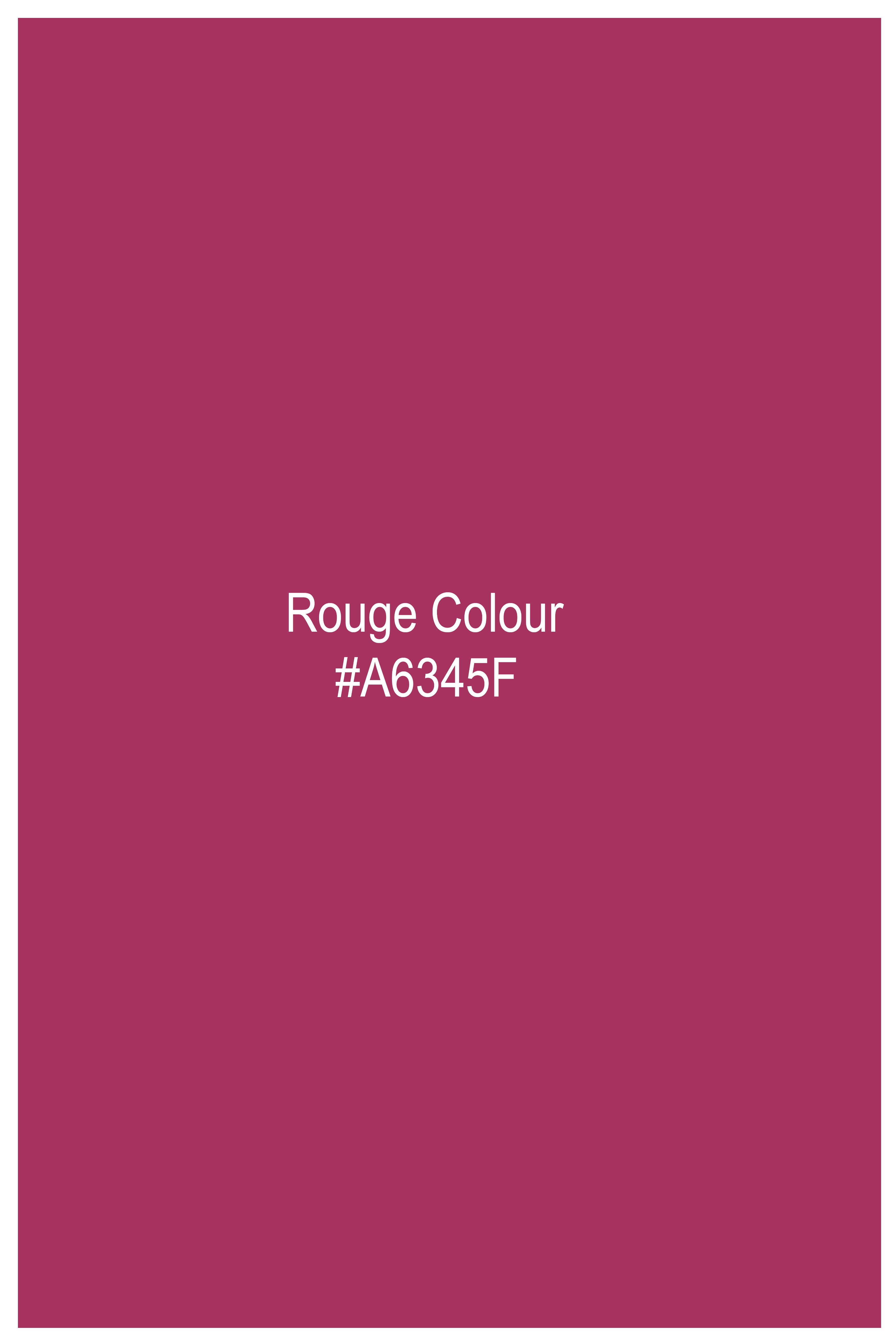 Rouge Pink Subtle Sheen Super Soft Premium Cotton Pathani Set