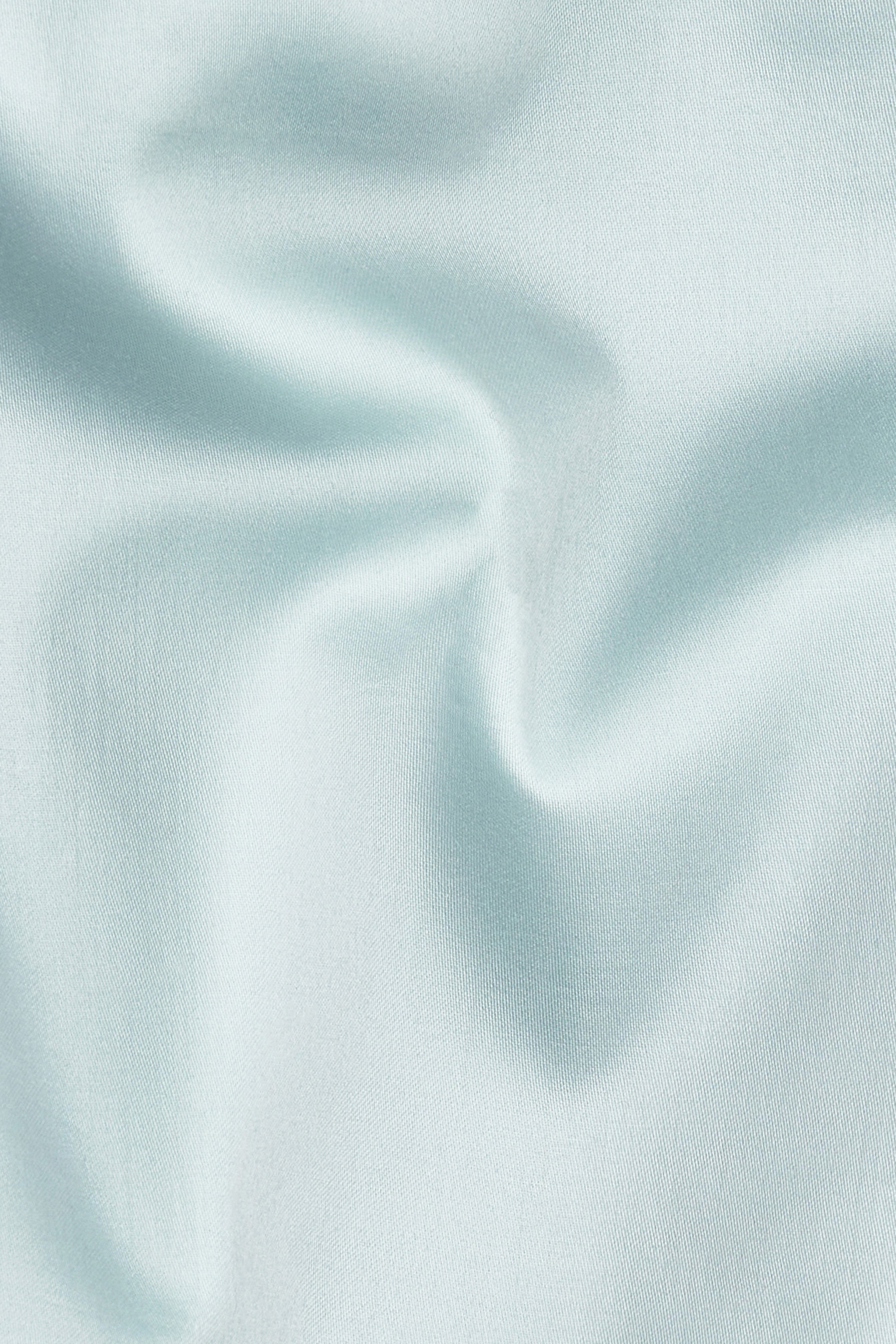 Mercury Blue Subtle Sheen Super Soft Premium Cotton Pathani Set
