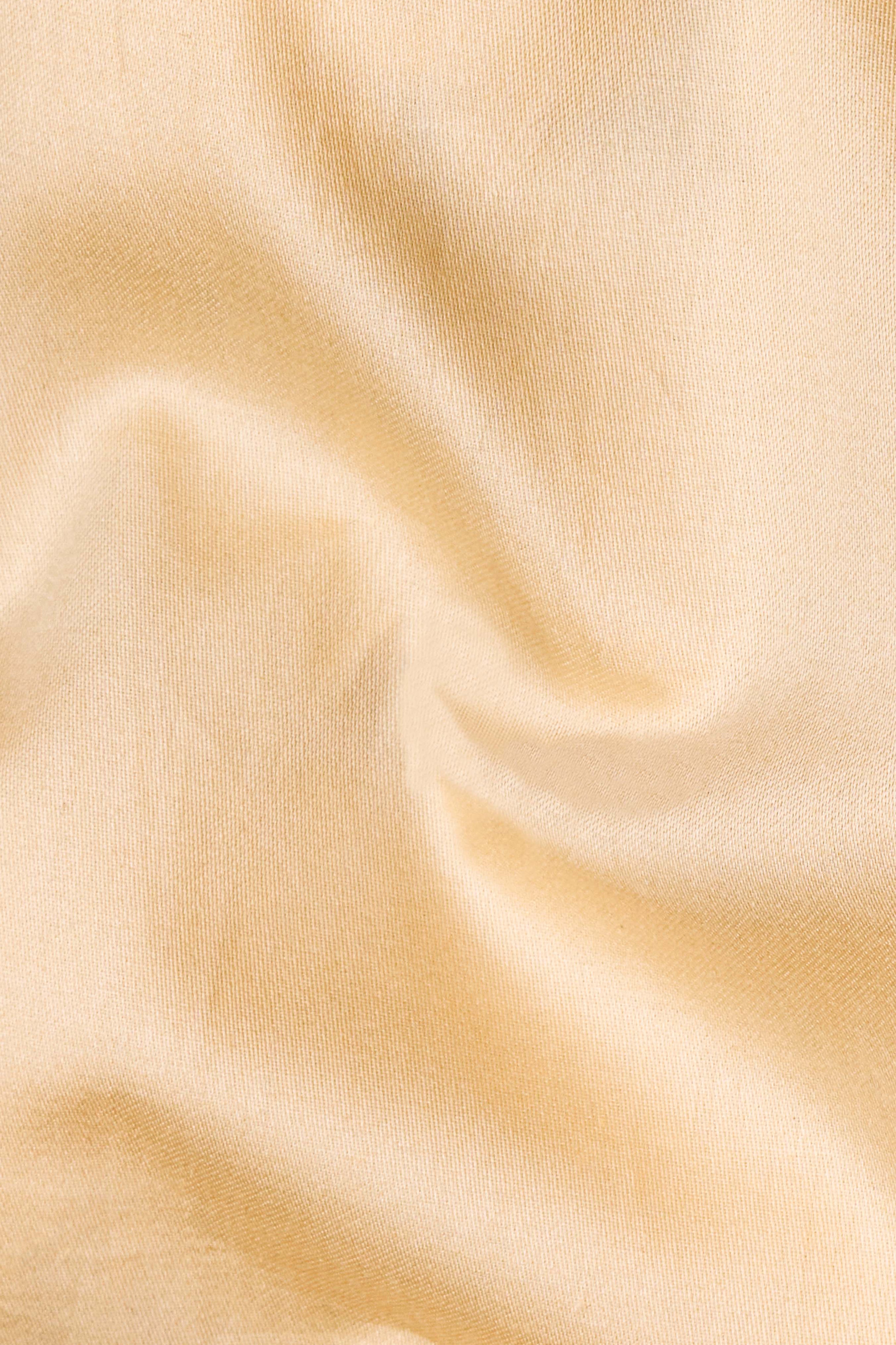 Hampton Beige Subtle Sheen Super Soft Premium Cotton Pathani Set