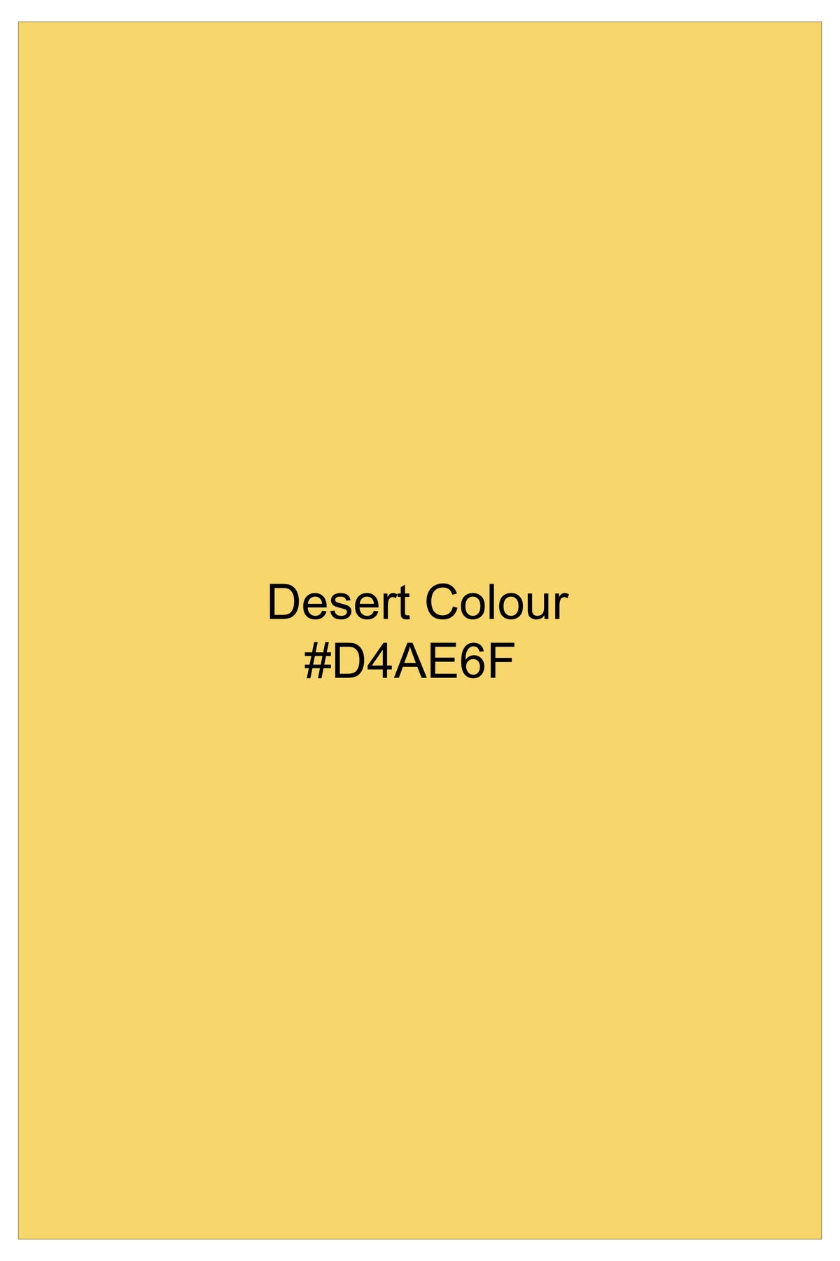 Aurion-Desert Yellow Subtle Sheen Super Soft Premium Cotton Cut Away Collar Dress Shirt