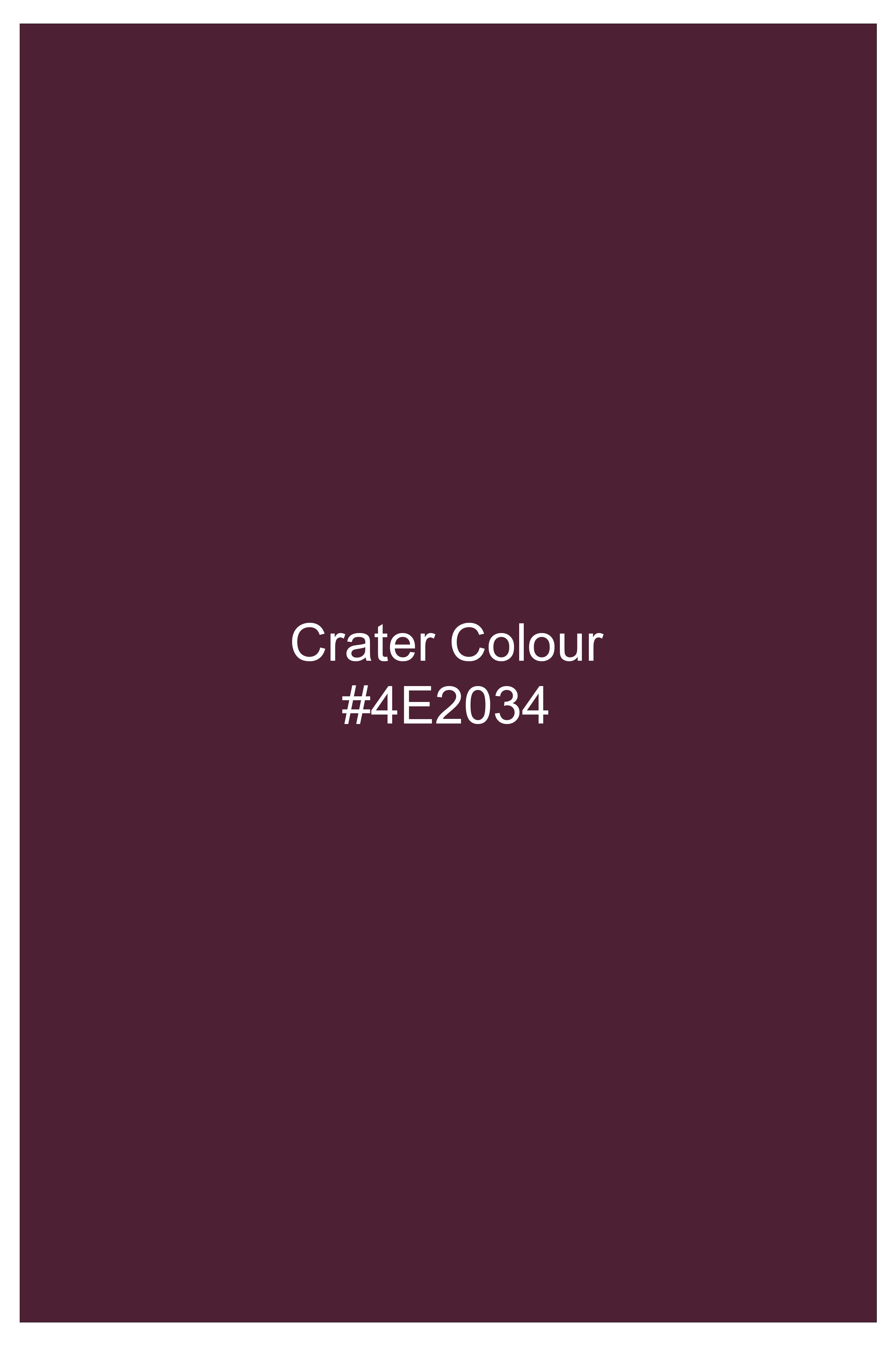 Violet-Crater Purple Dobby Textured Premium Giza Cotton Dress Shirt