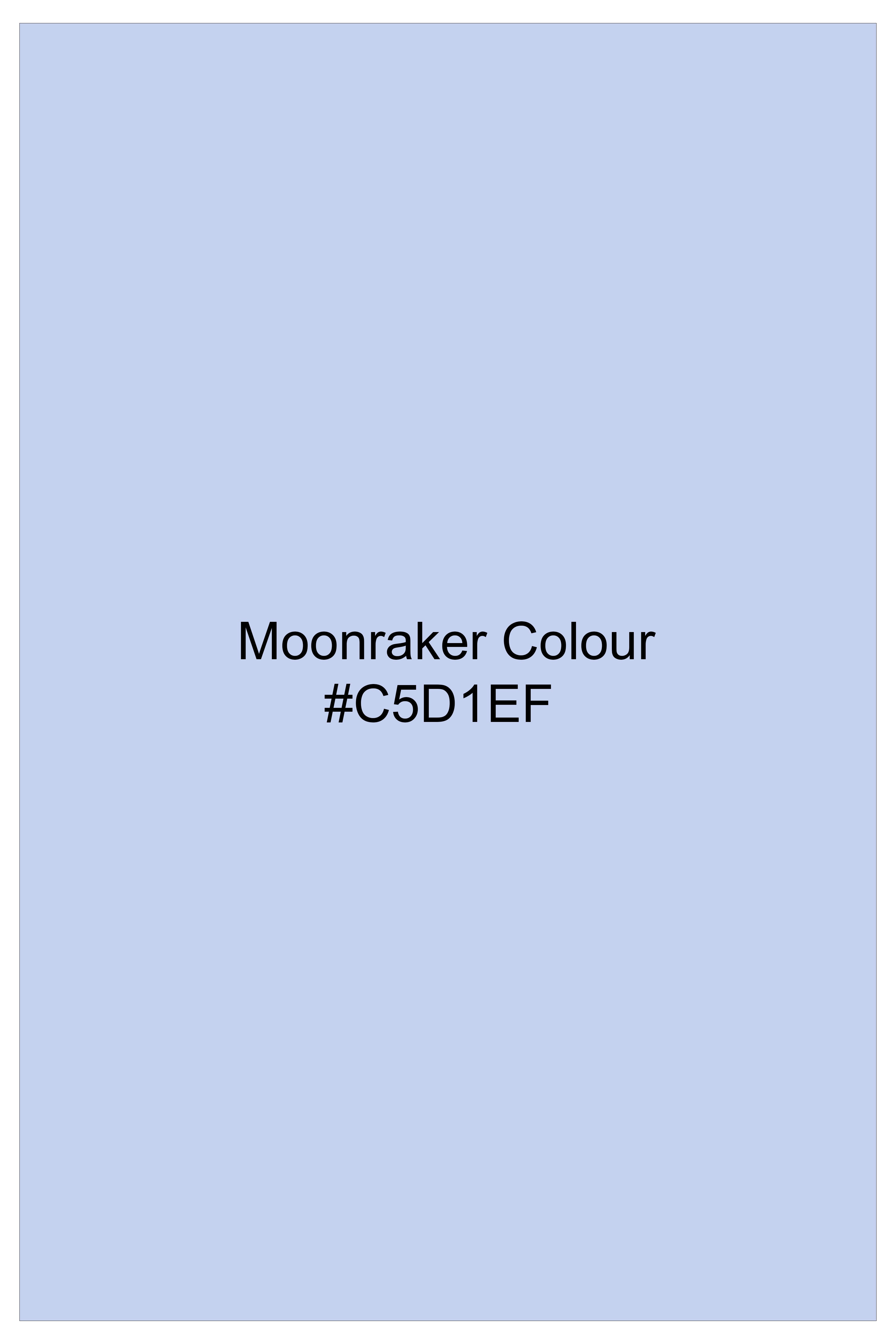 Frosted-Moonraker Blue Solid Poplin Premium Cotton Boxer