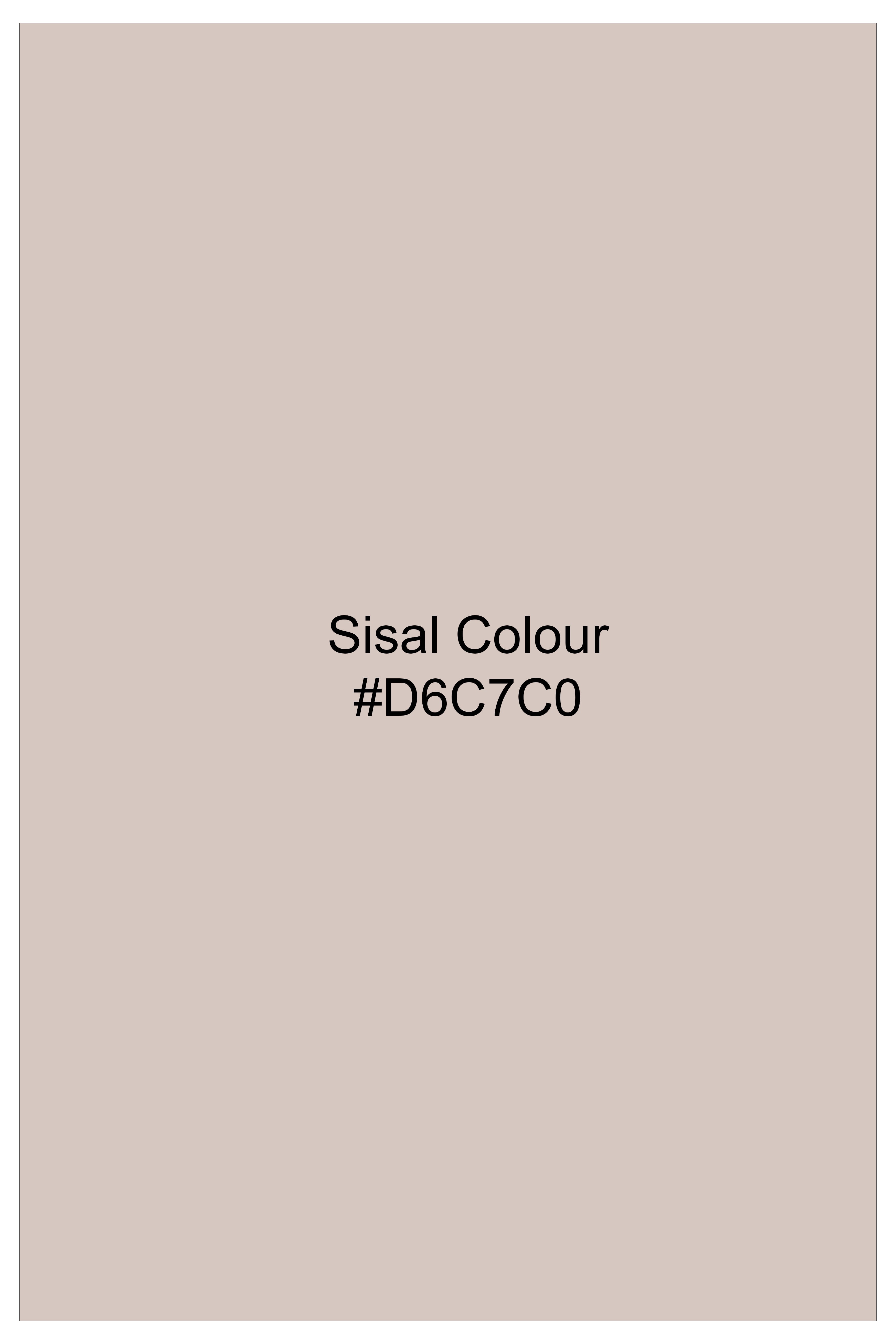 Pebble-Sisal Cream Solid Poplin Premium Cotton Boxer