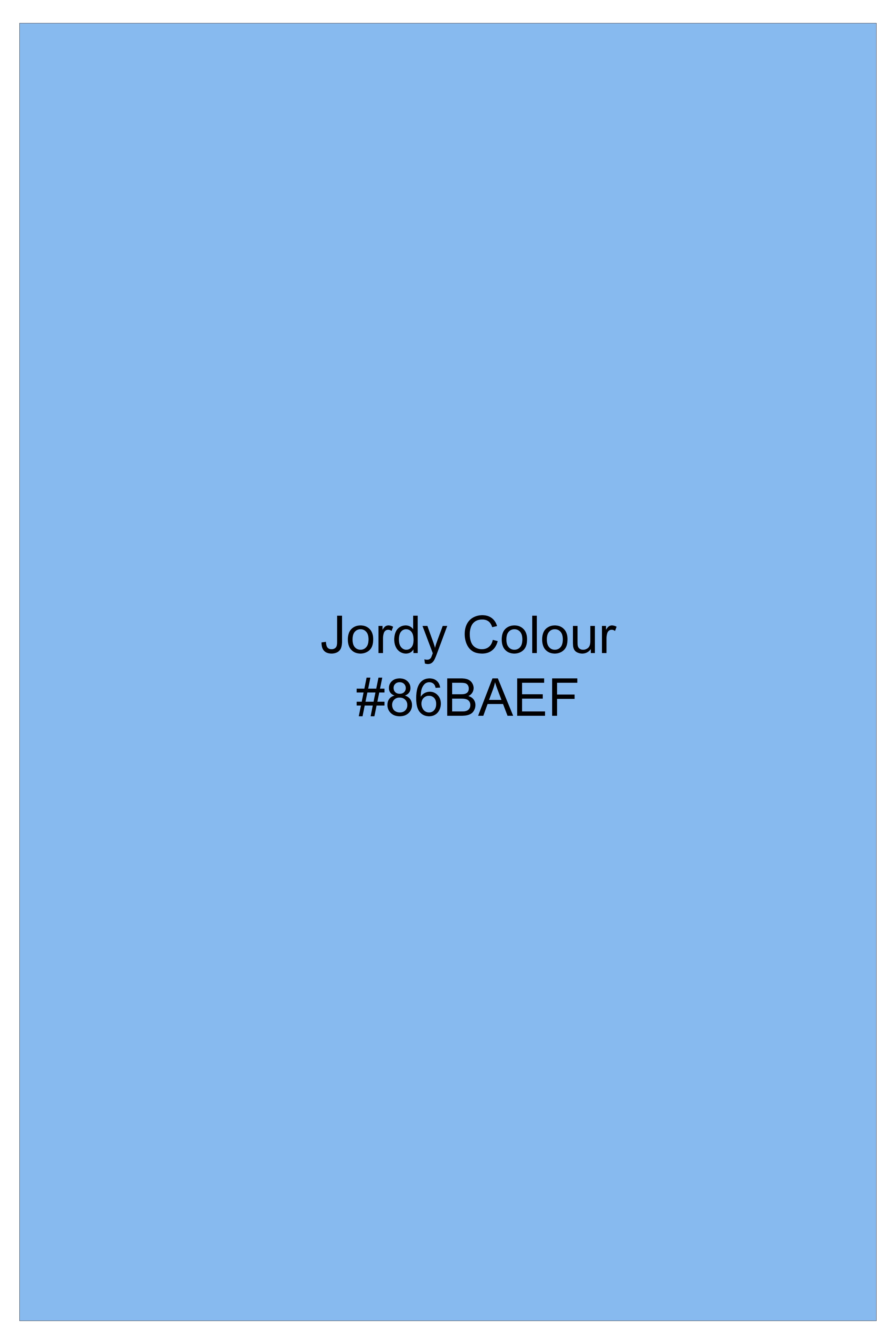 Frost-Jordy Blue Printed Dobby Textured Premium Giza Cotton Boxer