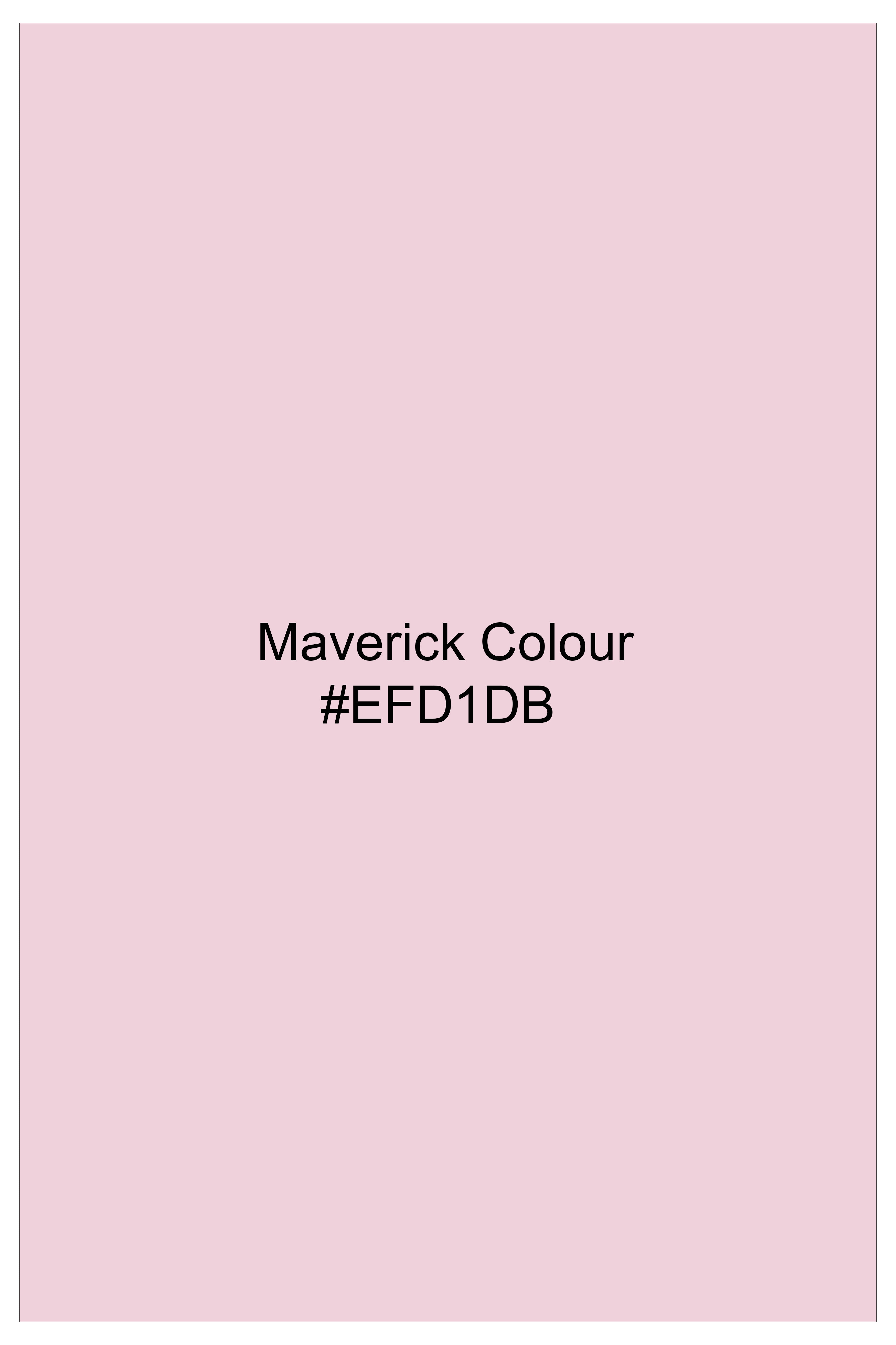 Zenith-Maverick Pink Luxurious Linen Mandarin Dress Shirt