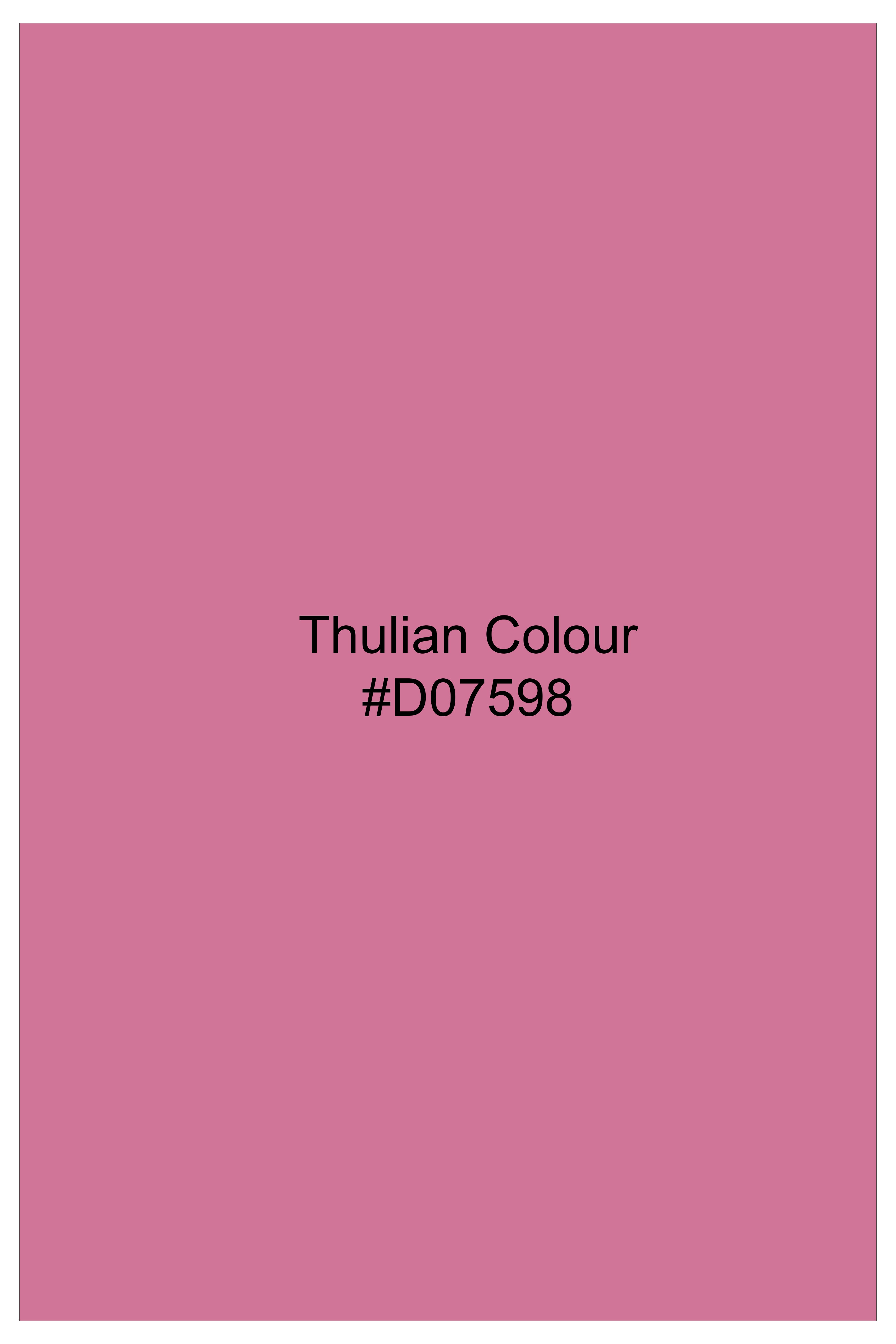 Rosy Grid-Thulian Pink Plaid Poplin Premium Cotton Boxer