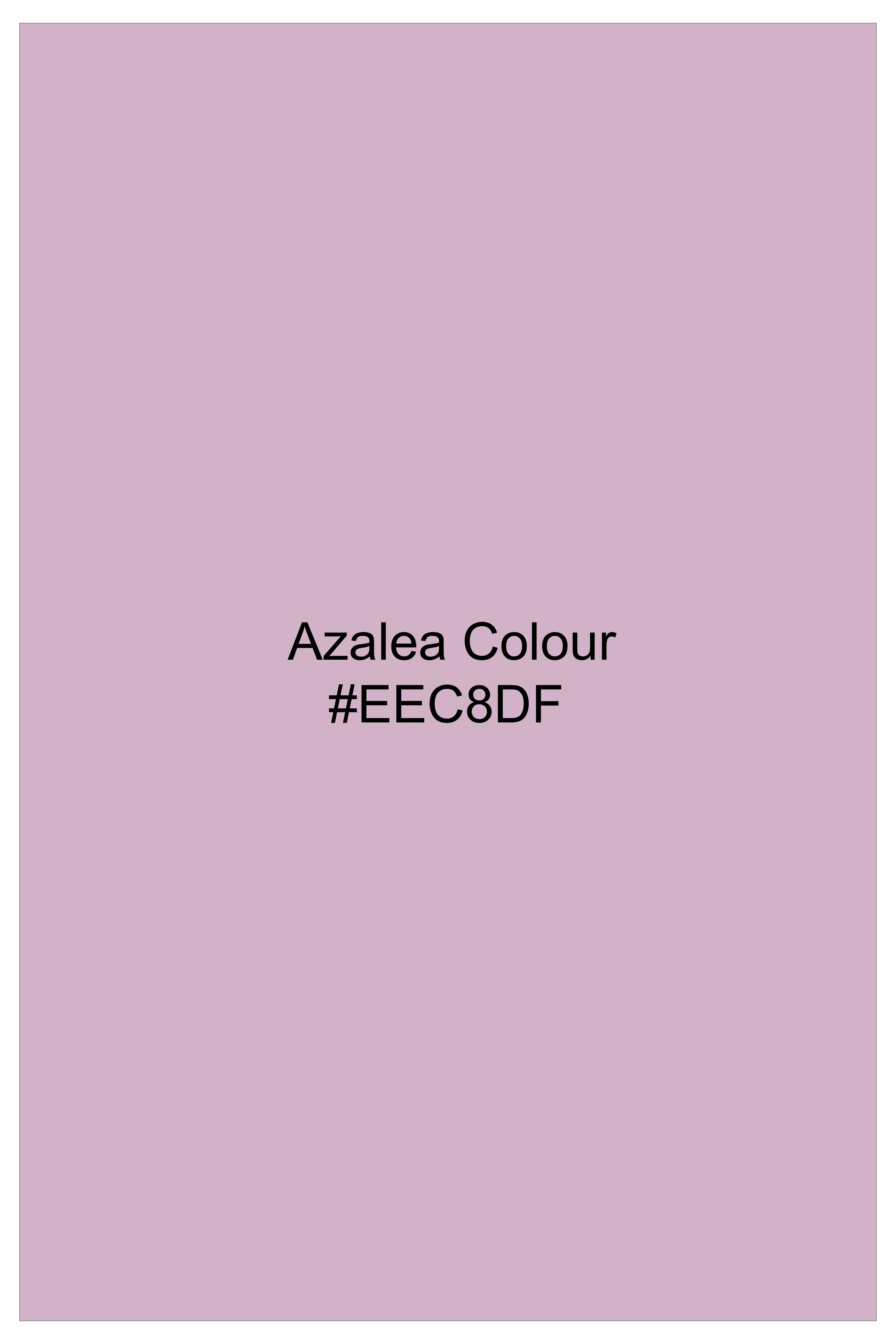 Lustraro-Azalea Pink Subtle Sheen Super Soft Premium Cotton Cut Away Collar Dress Shirt