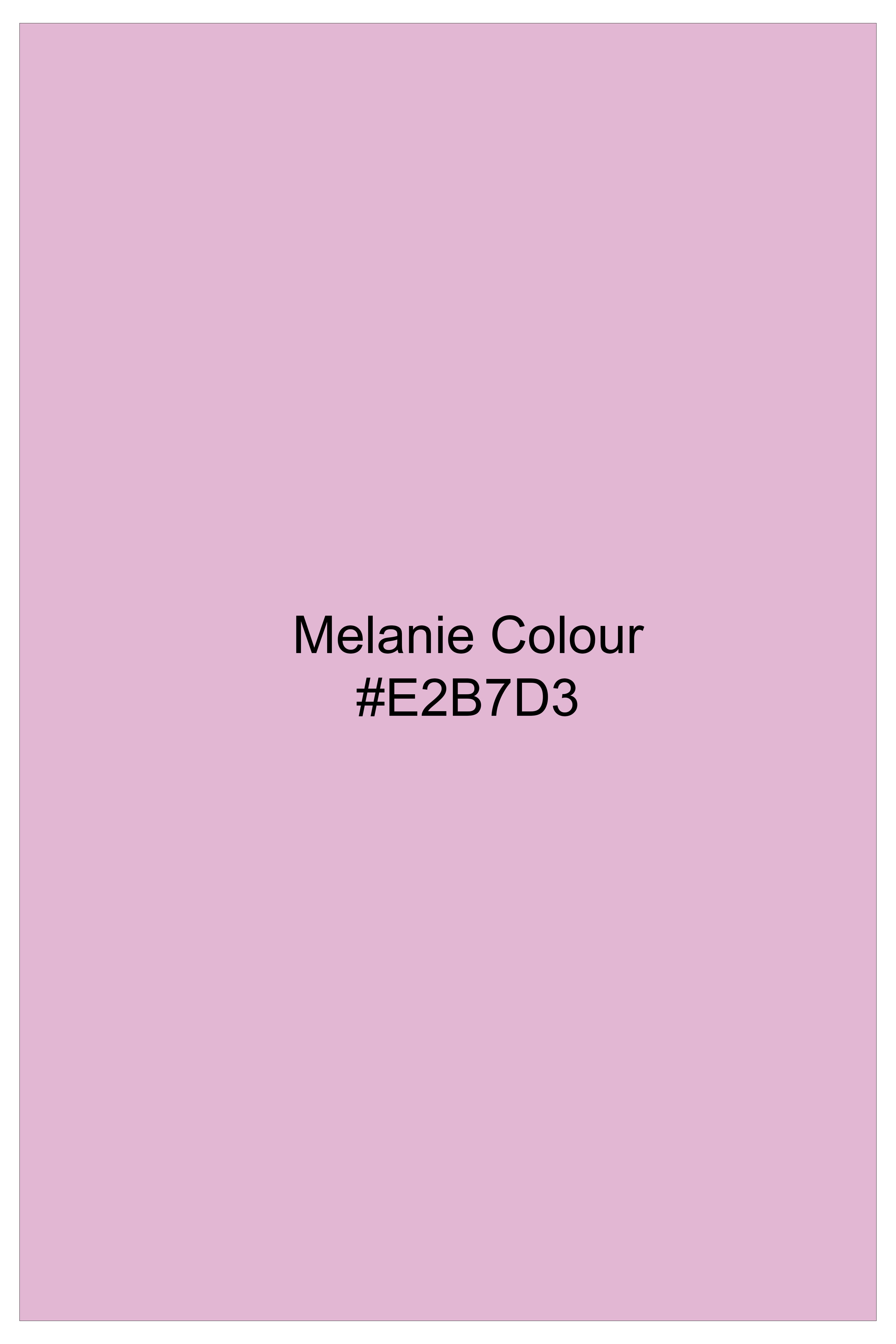 Flamingo-Melanie Pink Striped Poplin Premium Cotton Boxer