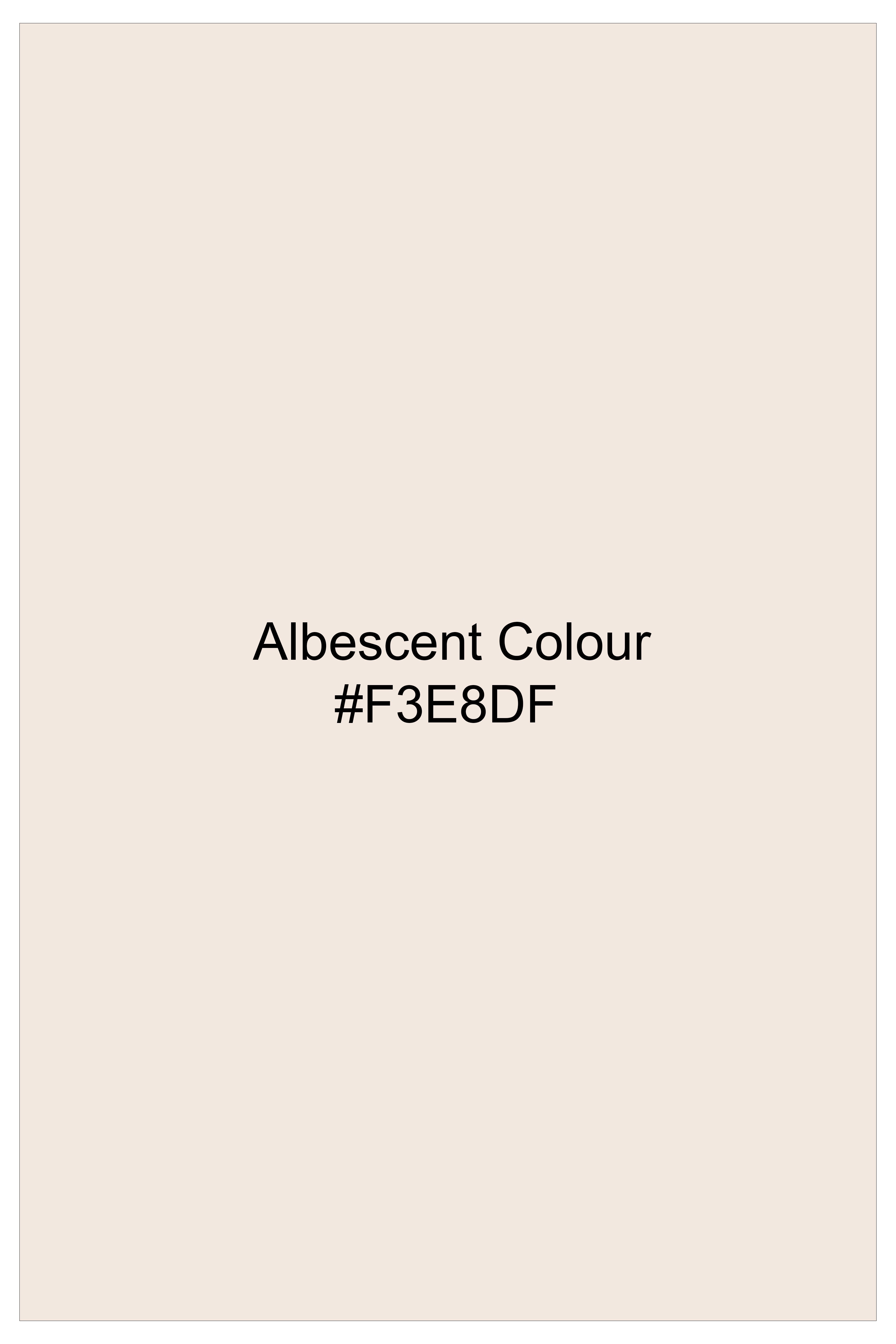 Jacreo-Albescent Cream Jacquard Textured Premium Cotton Dress Shirt
