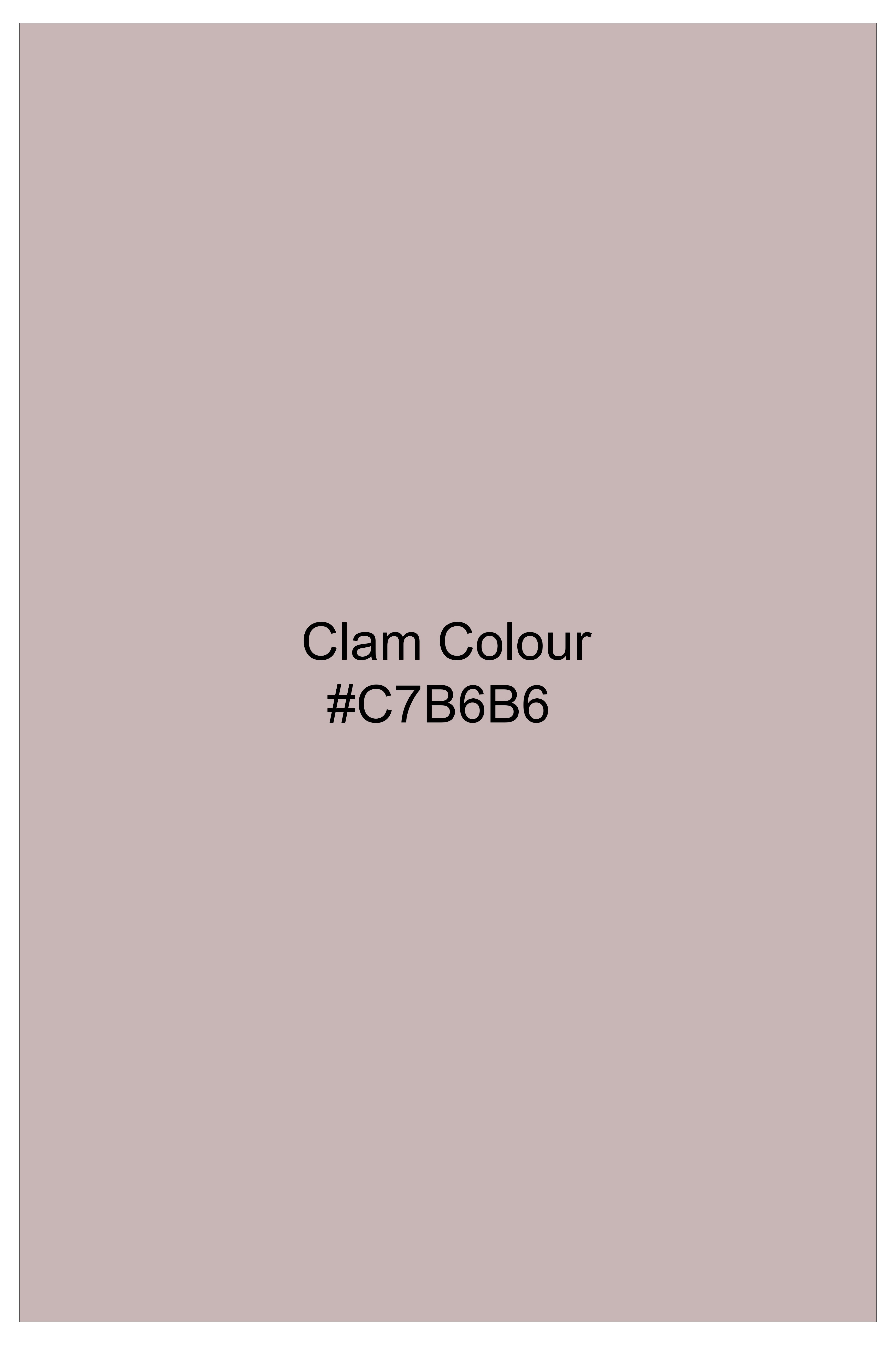 Blushoro-Clam Pink Subtle Sheen Super Soft Premium Cotton Dress Shirt