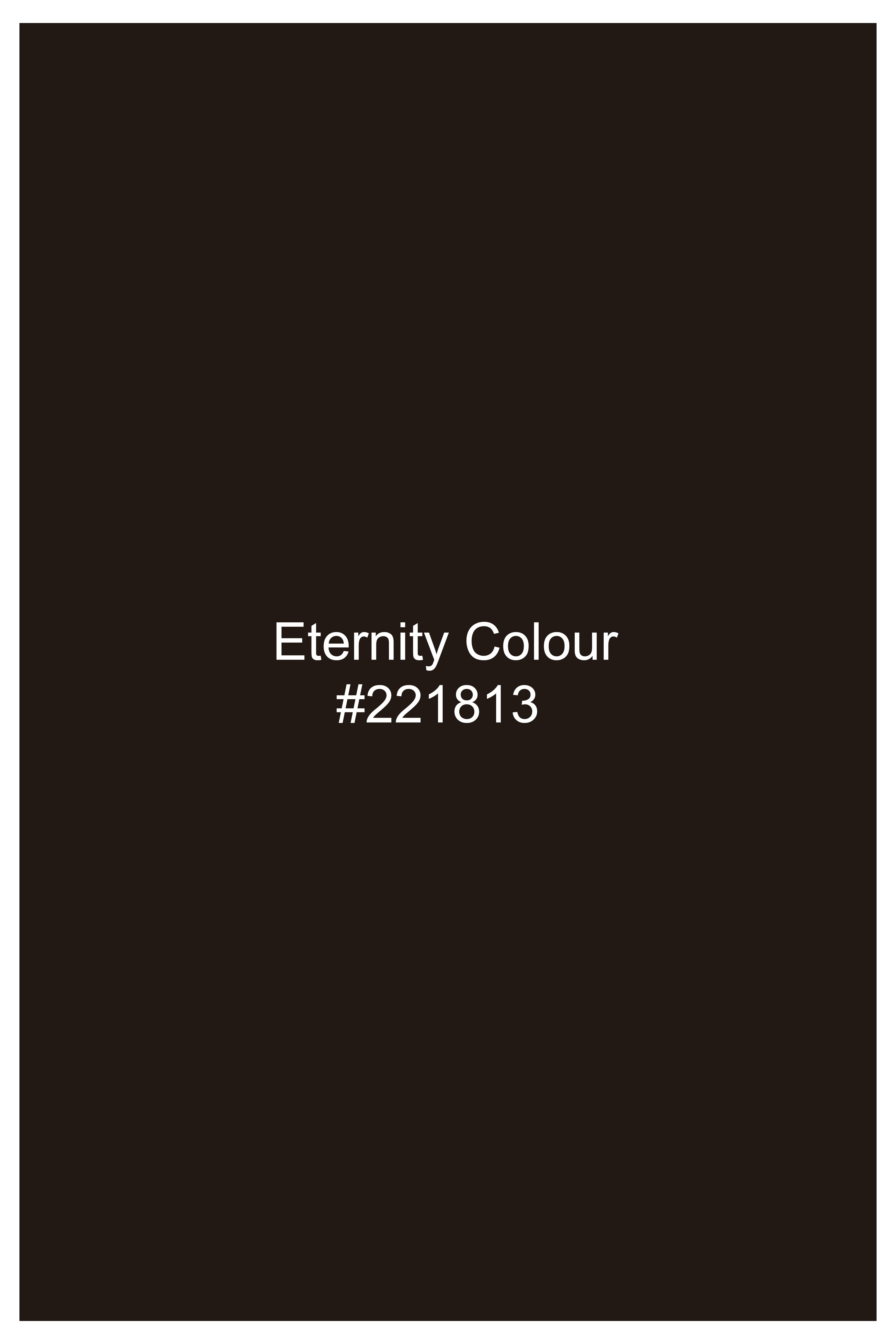 Umbero-Eternity Brown Subtle Sheen Super Soft Premium Cotton Dress Shirt