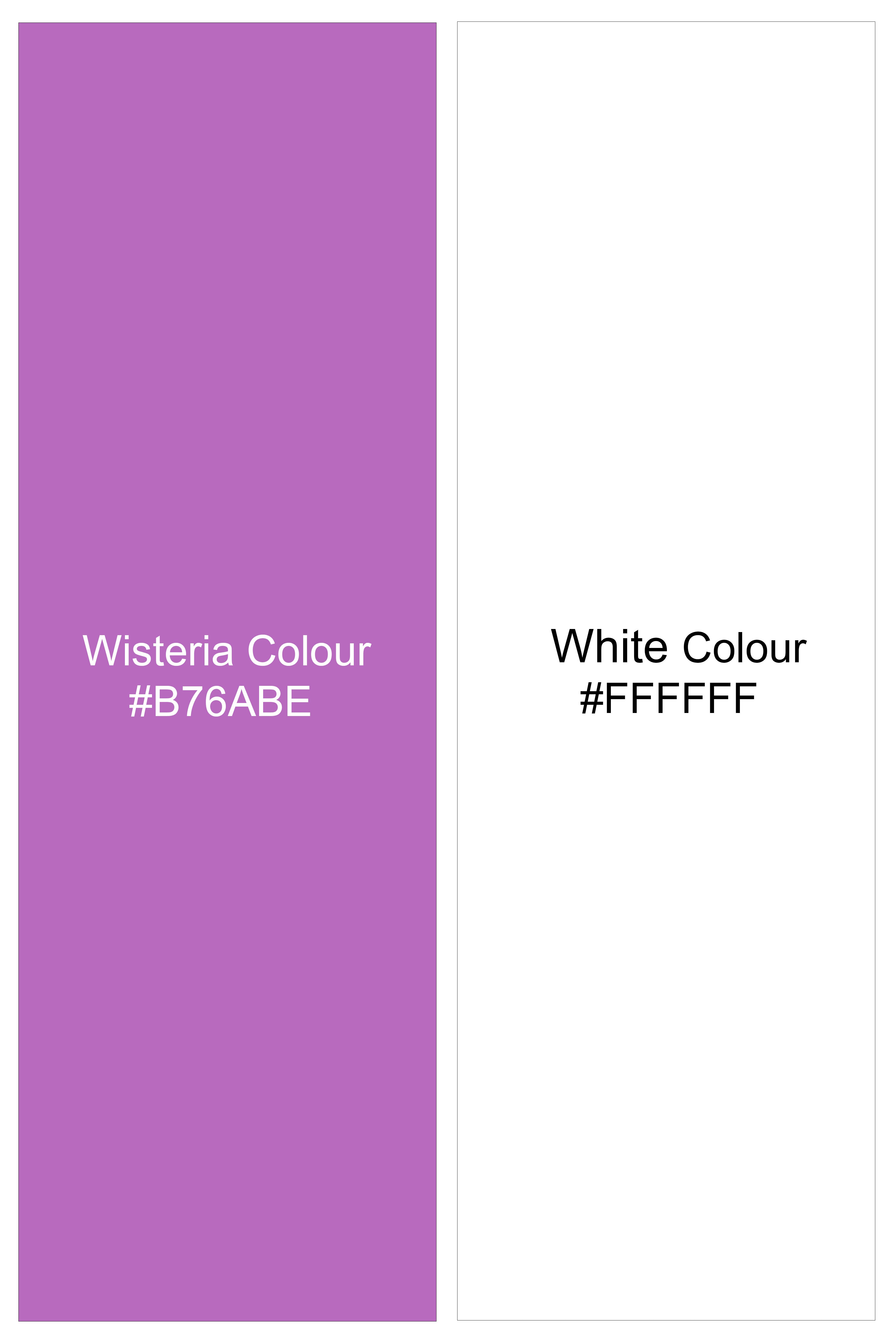 VioletLoom-Wisteria Purple And Bright White Plaid Dobby Textured Premium Giza Cotton Dress Shirt 13287-38, 13287-H-38, 13287-39, 13287-H-39, 13287-40, 13287-H-40, 13287-42, 13287-H-42, 13287-44, 13287-H-44, 13287-46, 13287-H-46, 13287-48, 13287-H-48, 13287-50, 13287-H-50, 13287-52, 13287-H-52