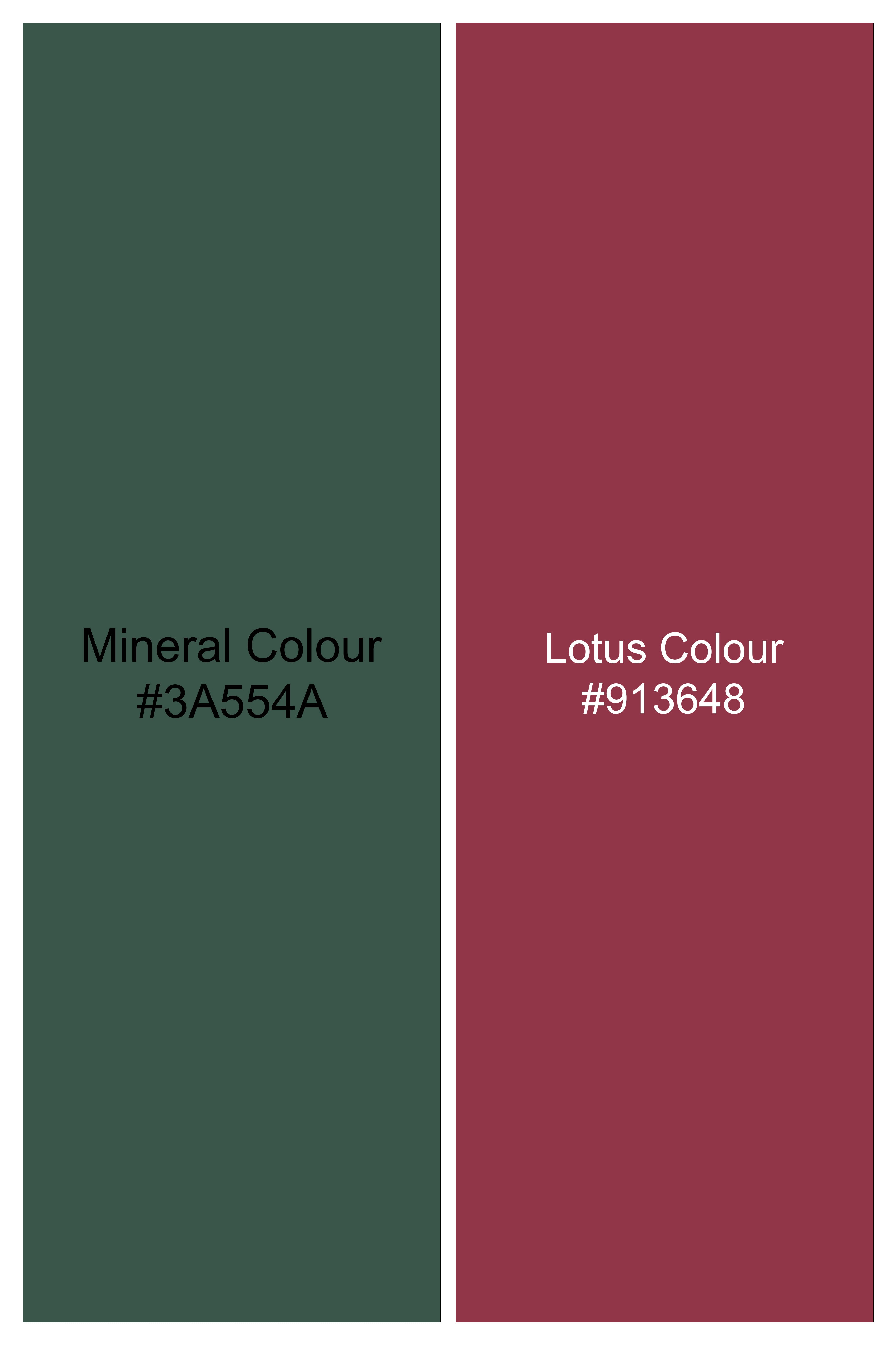 Mineral Green With Lotus Red Plaid Twill Cotton Shirt 12804-38, 12804-H-38, 12804-39, 12804-H-39, 12804-40, 12804-H-40, 12804-42, 12804-H-42, 12804-44, 12804-H-44, 12804-46, 12804-H-46, 12804-48, 12804-H-48, 12804-50, 12804-H-50, 12804-52, 12804-H-52