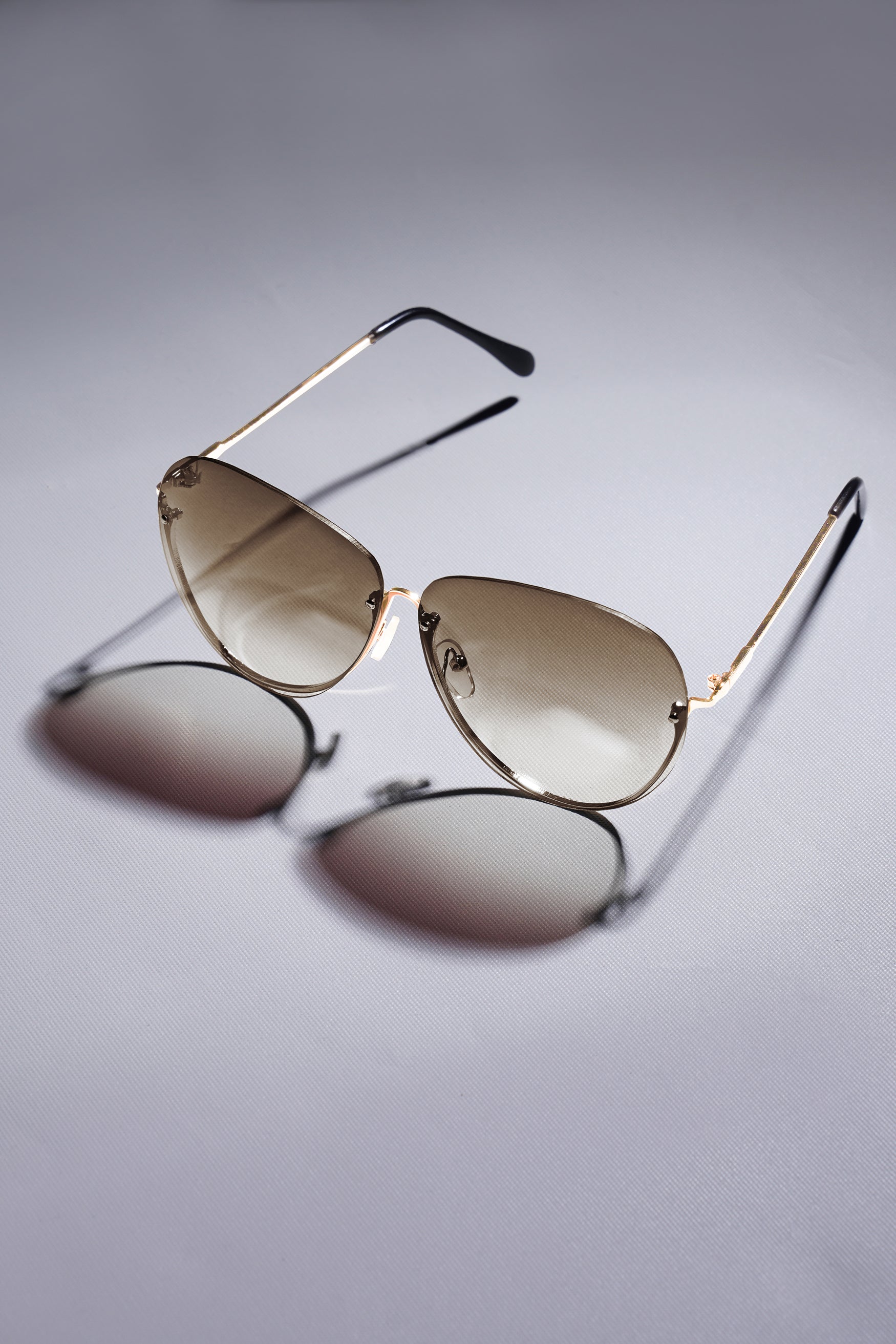 Golden Ash French Crown Aviator Unisex Sunglasses
