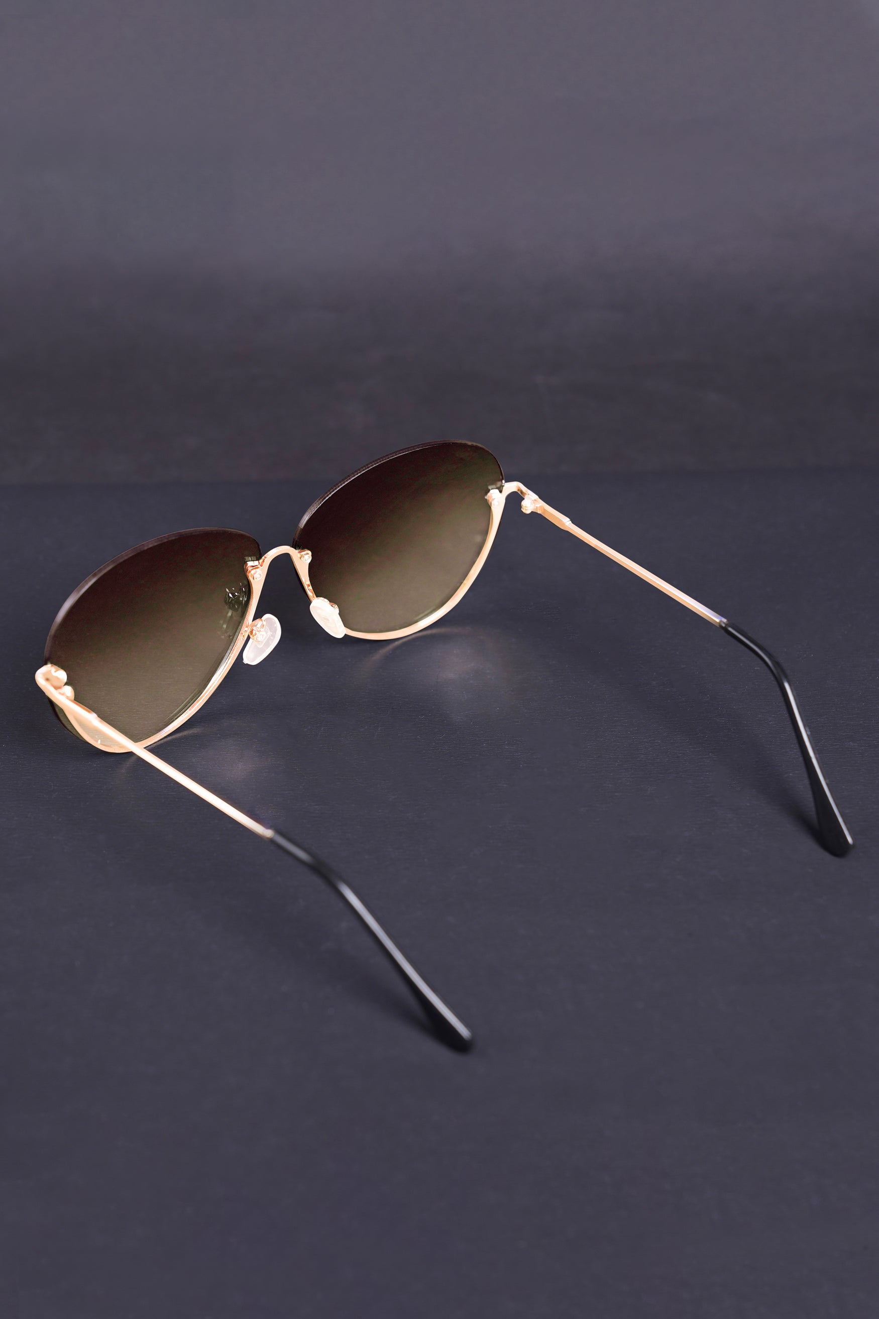 Golden Ash French Crown Aviator Unisex Sunglasses