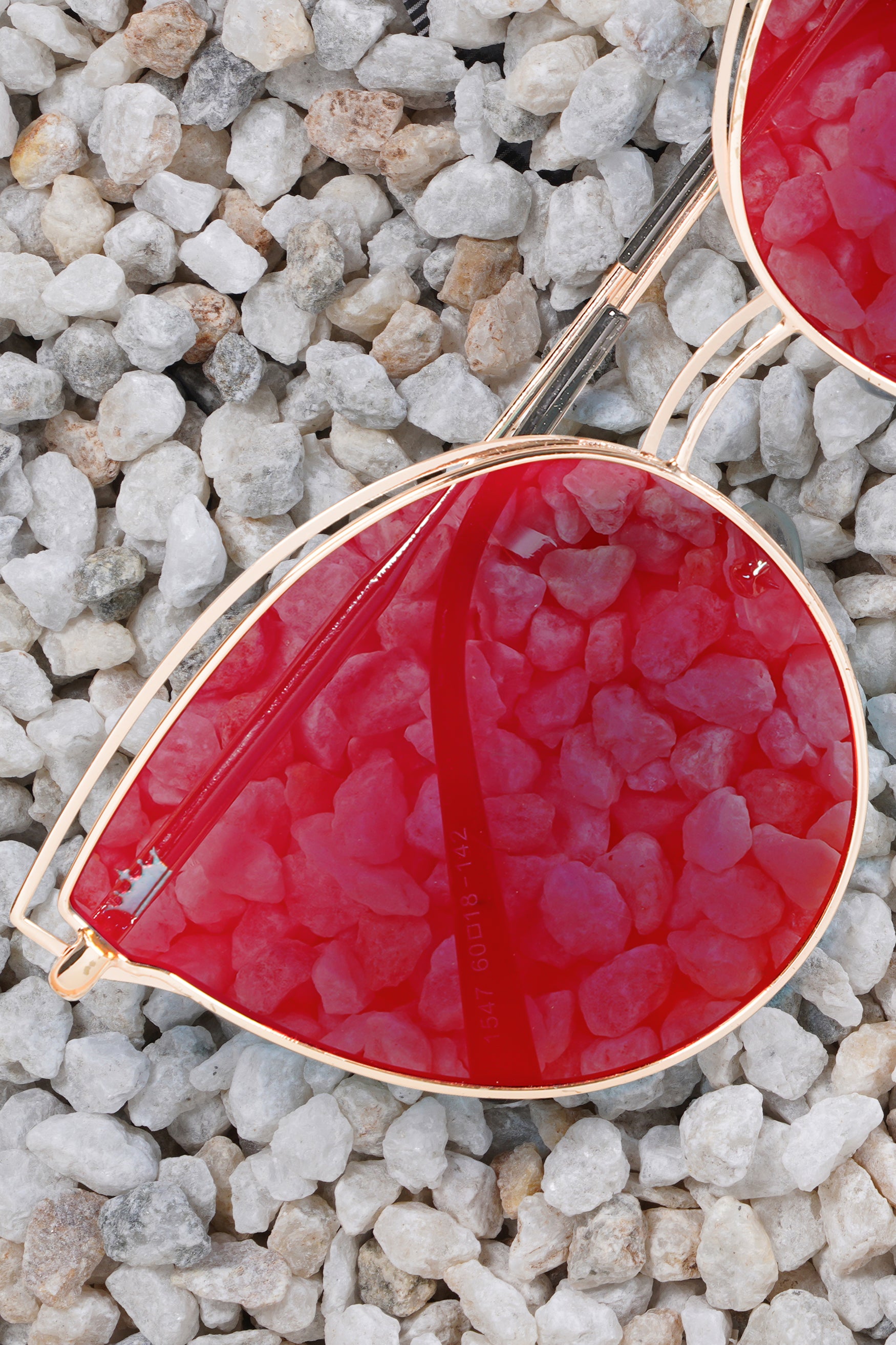 Punch Pink French Crown Cat Eye Women’s Sunglasses