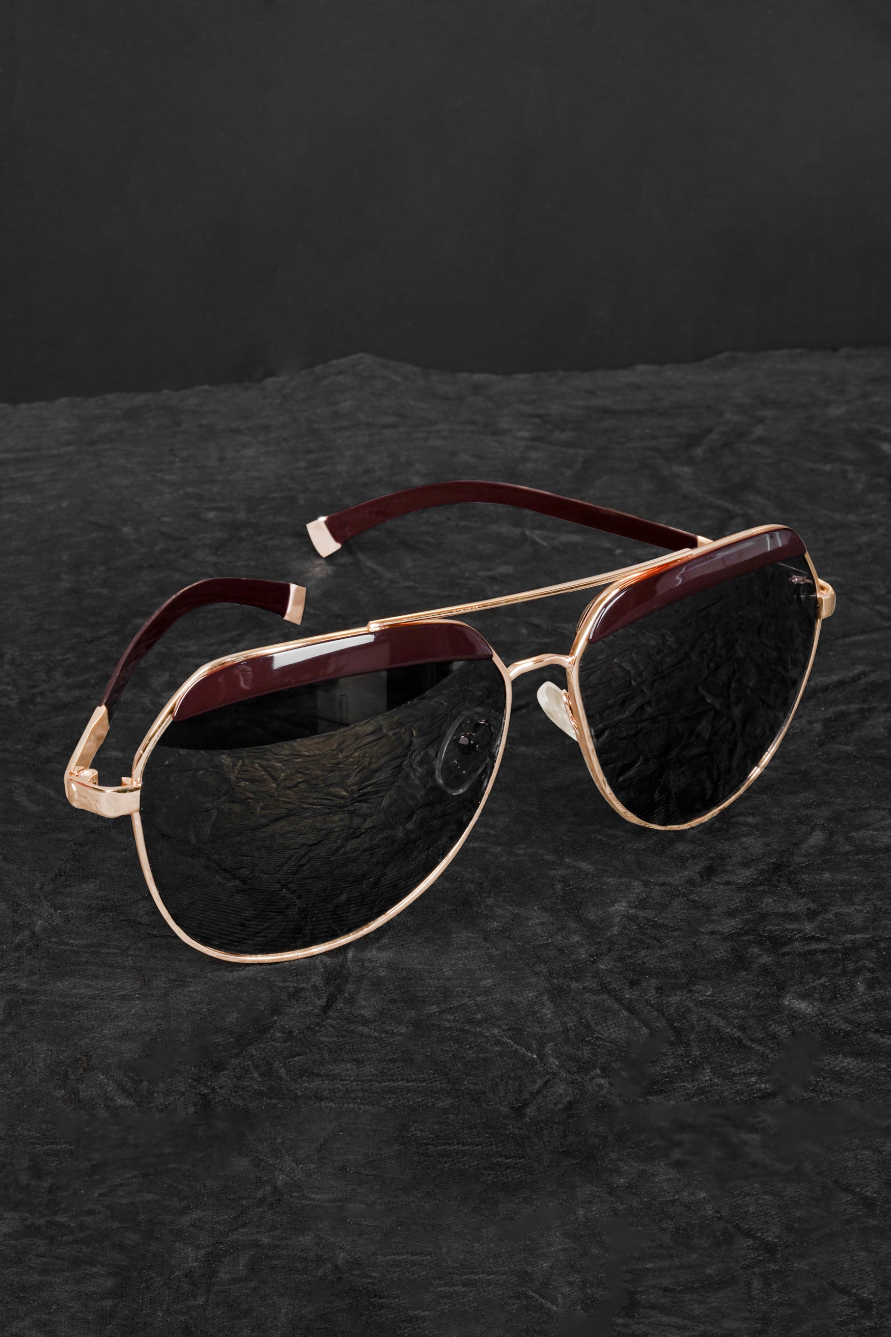 Wood Green French Crown Unisex Aviator Sunglasses