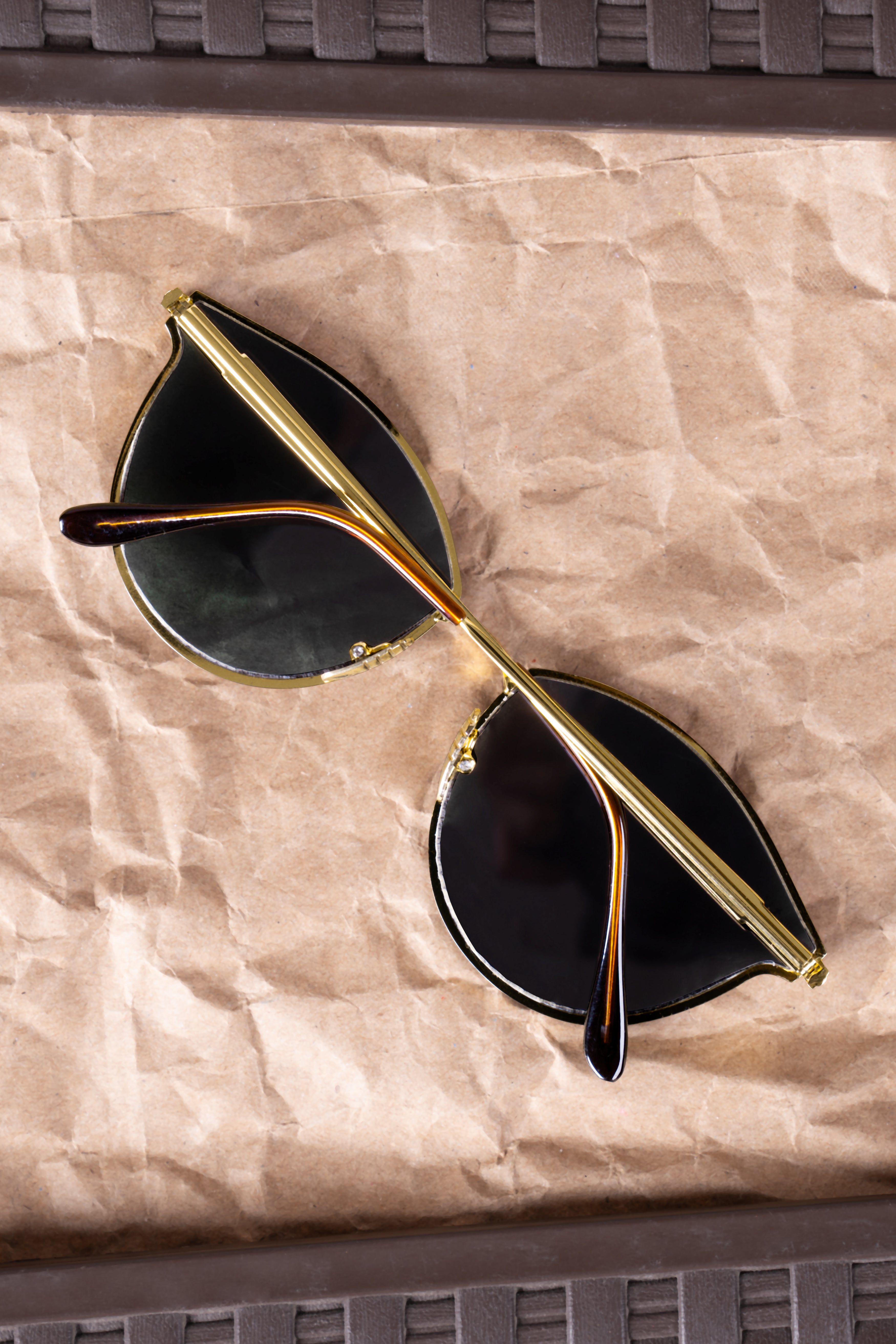 Orchid Purple Butterfly French Crown Women’S Sunglasses