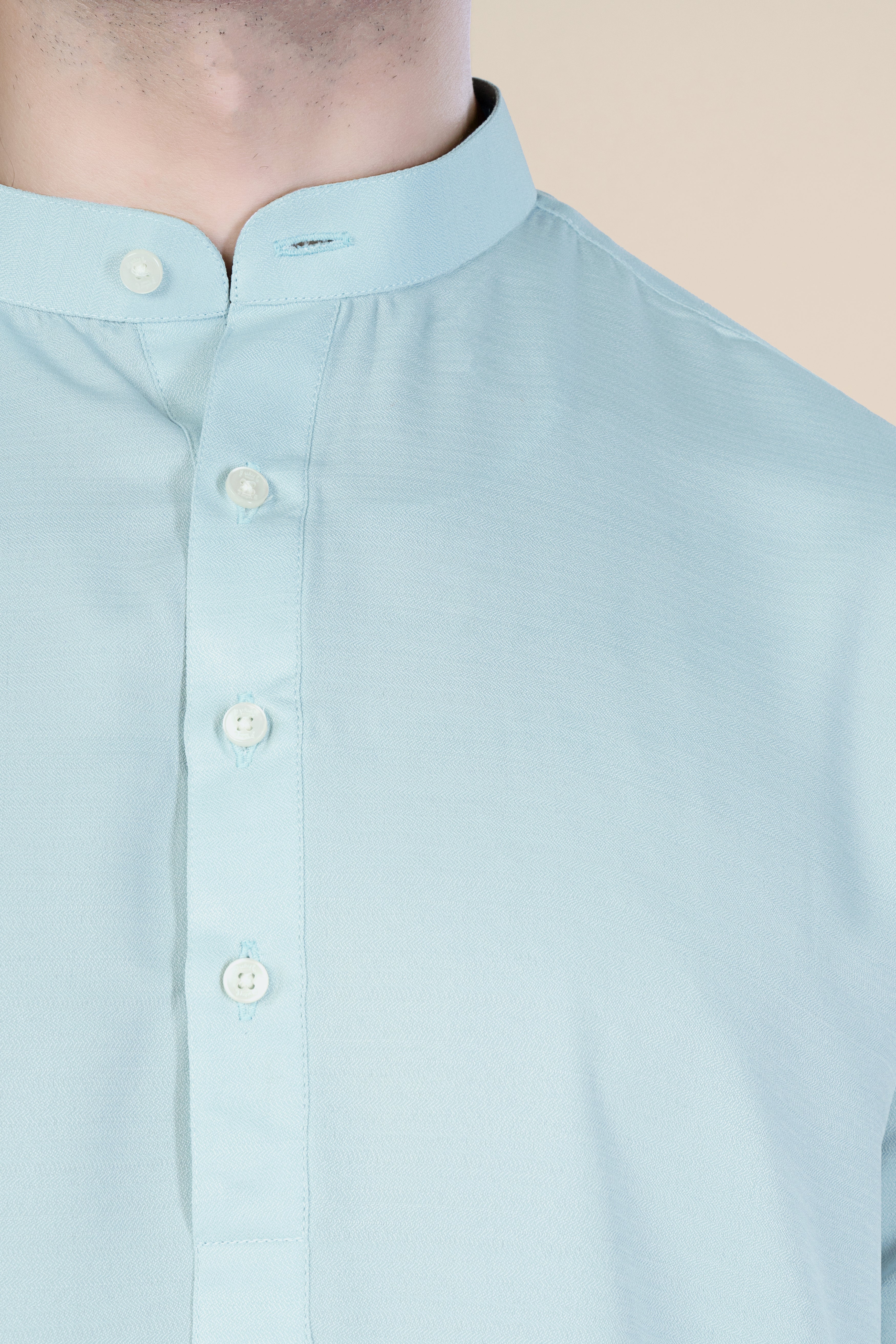 Celeste Blue Viscose Kurta