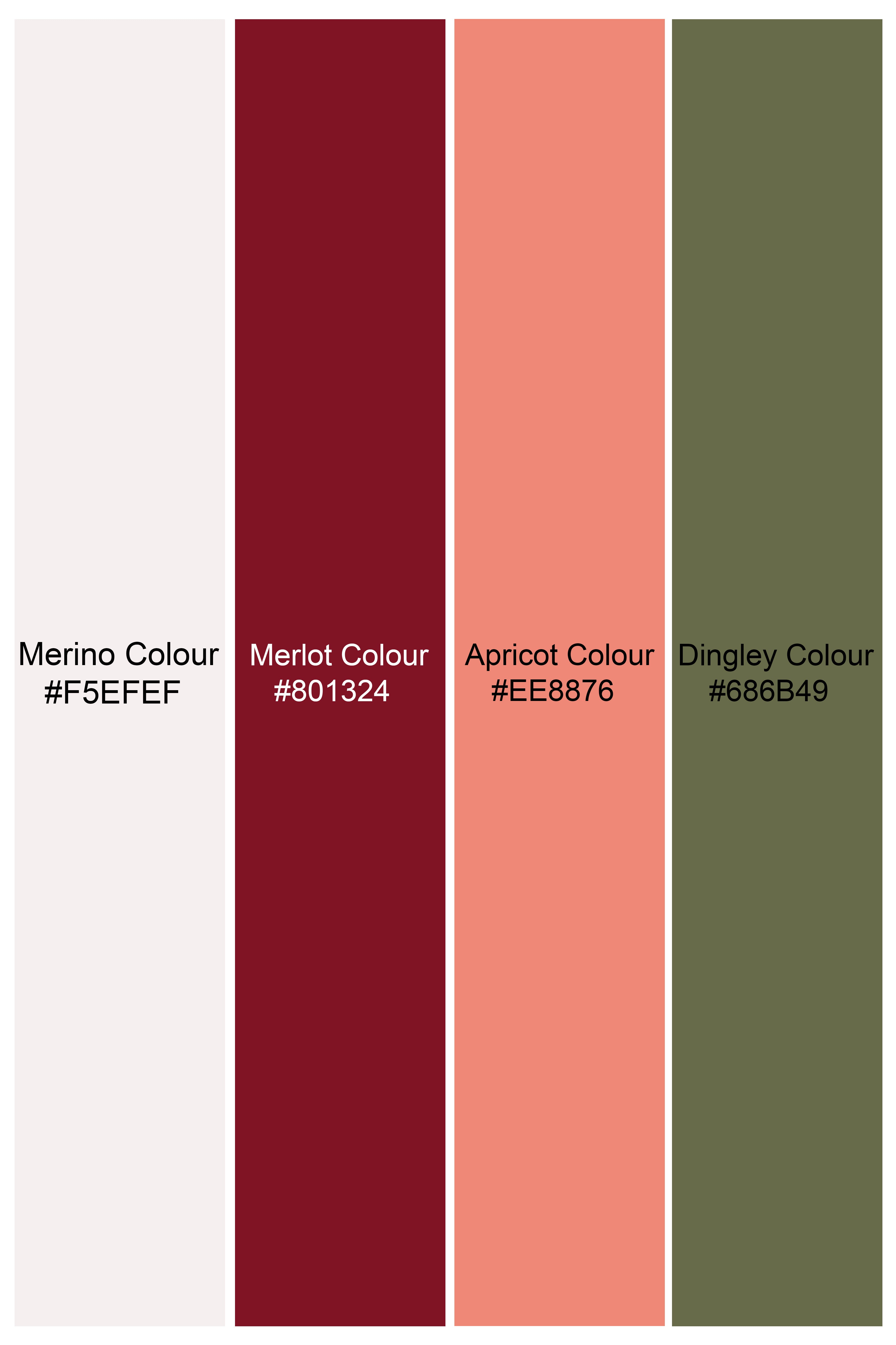 Merino Cream and Merlot Red Multicolour Thread and Sequin Embroidered Indo-Western Sherwani