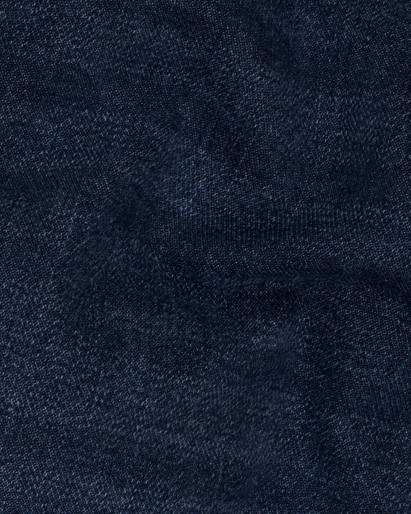 Mirage Navy Blue Mildly Distressed Whiskering Wash Denim Shorts SR214-28, SR214-30, SR214-32, SR214-34, SR214-36, SR214-38, SR214-40, SR214-42, SR214-44