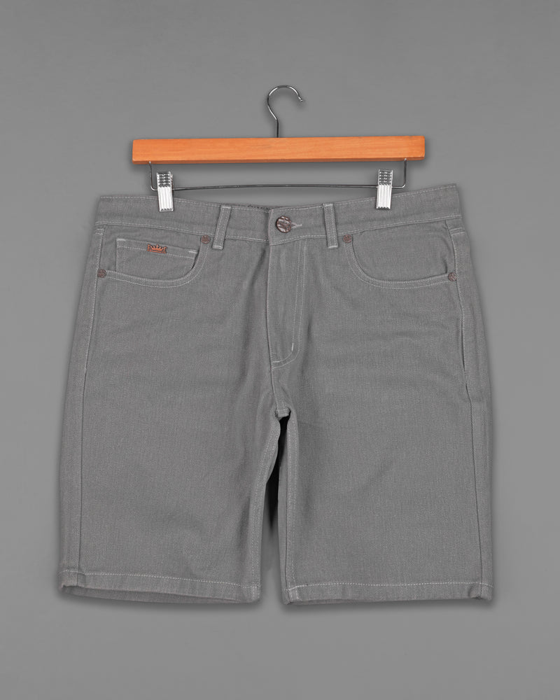Concord Gray Rinse Wash Denim Shorts SR215-28, SR215-30, SR215-32, SR215-34, SR215-36, SR215-38, SR215-40, SR215-42, SR215-44