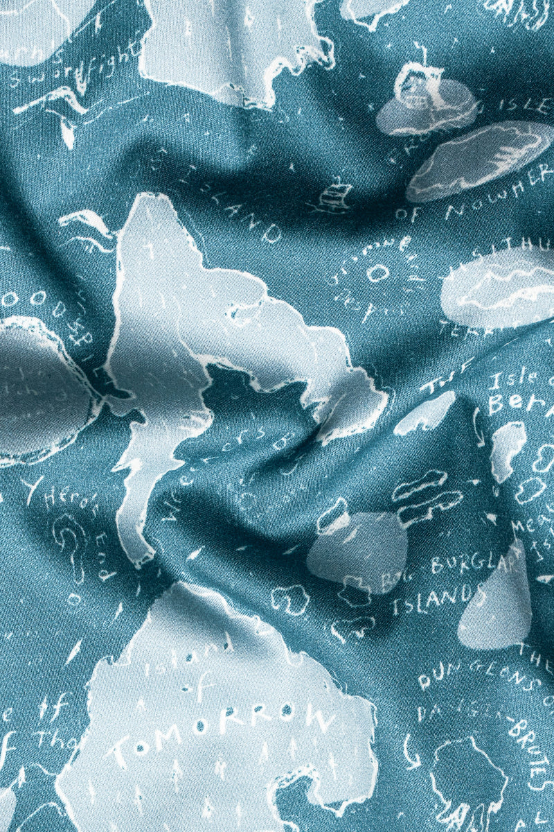 Blumine with Casper Gray Quirky Printed Super Soft Premium Cotton Shorts