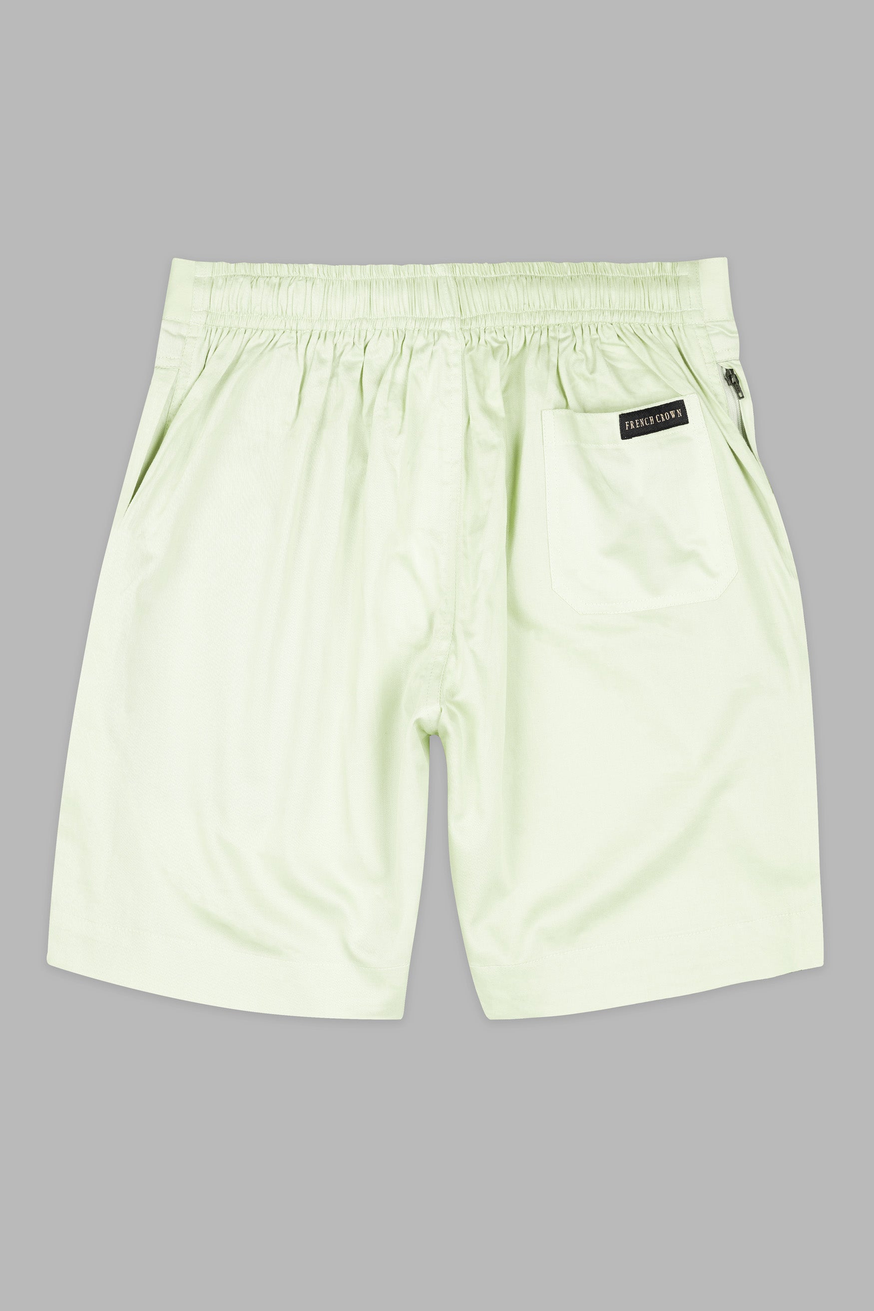 Albescent Green Subtle Sheen Super Soft Premium Cotton Shorts SR314-28,  SR314-30,  SR314-32,  SR314-34,  SR314-36,  SR314-38,  SR314-40,  SR314-42,  SR314-44