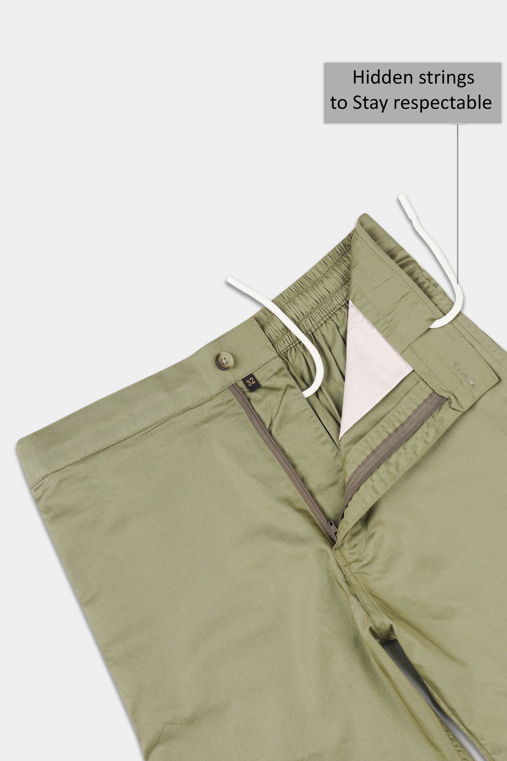 Hillary Green Subtle Sheen Super Soft Premium Cotton Shorts SR336-28,  SR336-30,  SR336-32,  SR336-34,  SR336-36,  SR336-38,  SR336-40,  SR336-42,  SR336-44