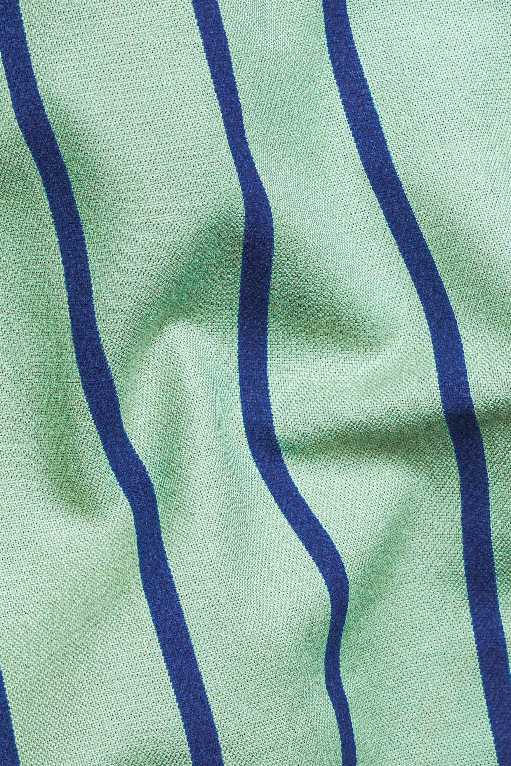 Surf Green with Cobalt Blue Striped Oxford Shorts SR350-28, SR350-30, SR350-32, SR350-34, SR350-36, SR350-38, SR350-40, SR350-42, SR350-44