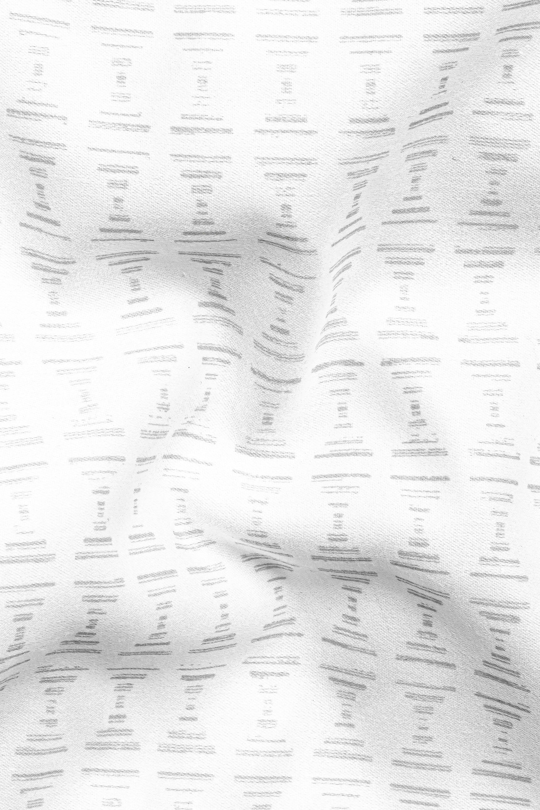 Bright White with Pumice Gray Printed Subtle Sheen Super Soft Premium Cotton Shorts SR355-28,  SR355-30,  SR355-32,  SR355-34,  SR355-36,  SR355-38,  SR355-40,  SR355-42,  SR355-44