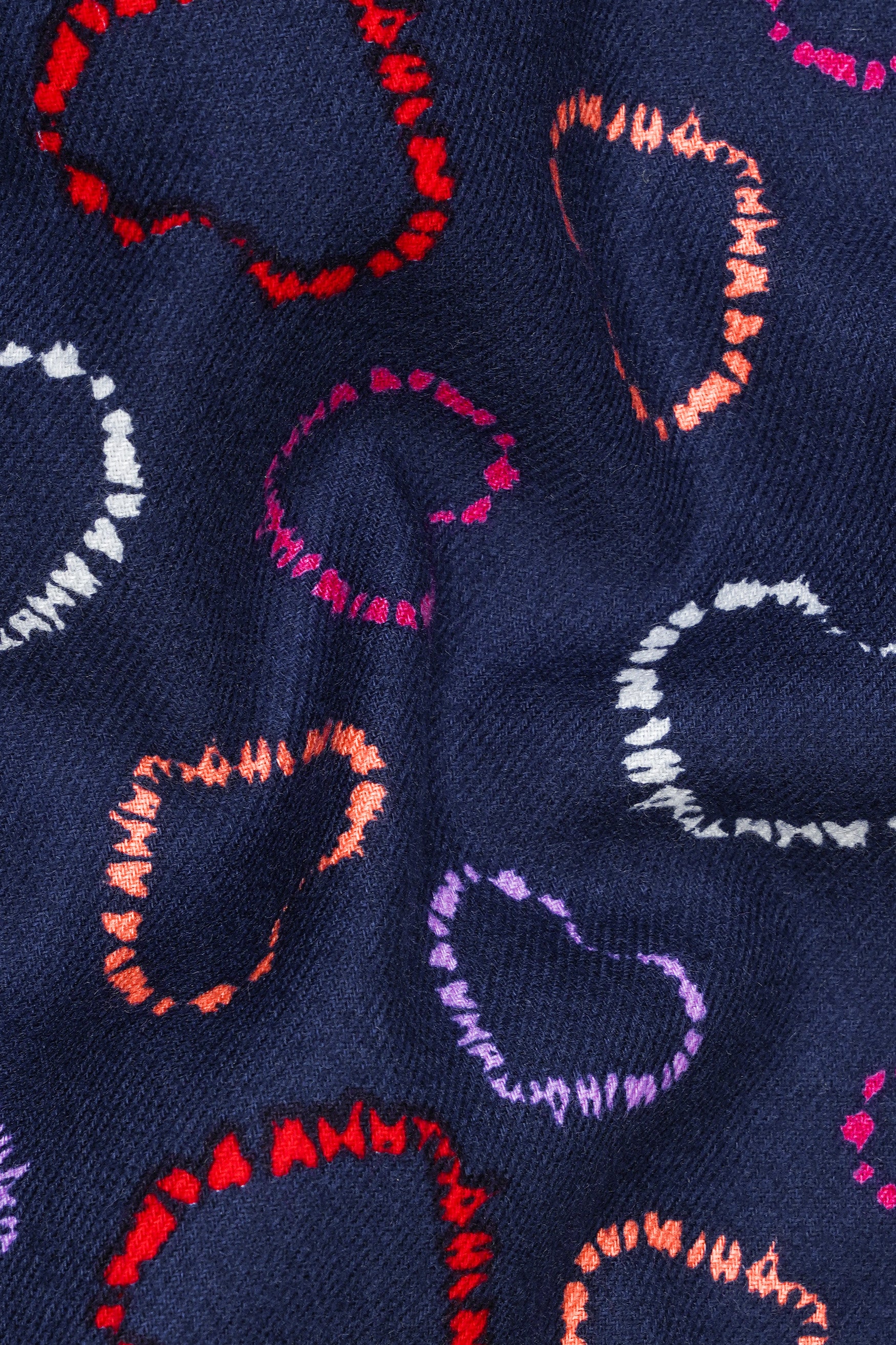 Admiral Blue with multicolor Hearts Printed Corduroy Shorts SR356-28, SR356-30, SR356-32, SR356-34, SR356-36, SR356-38, SR356-40, SR356-42, SR356-44