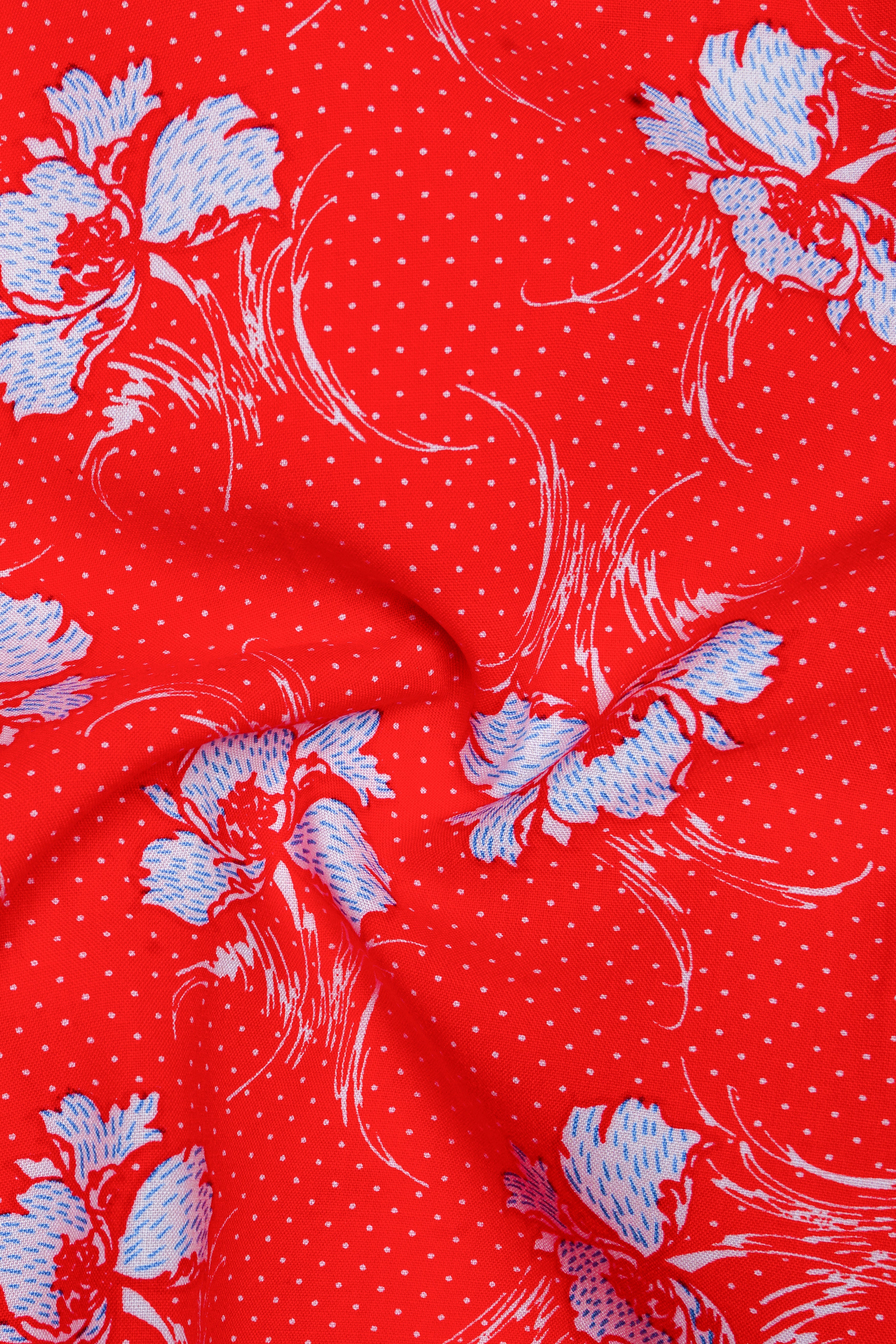 Scarzen-Ferrari Red Printed Premium Cotton Shorts