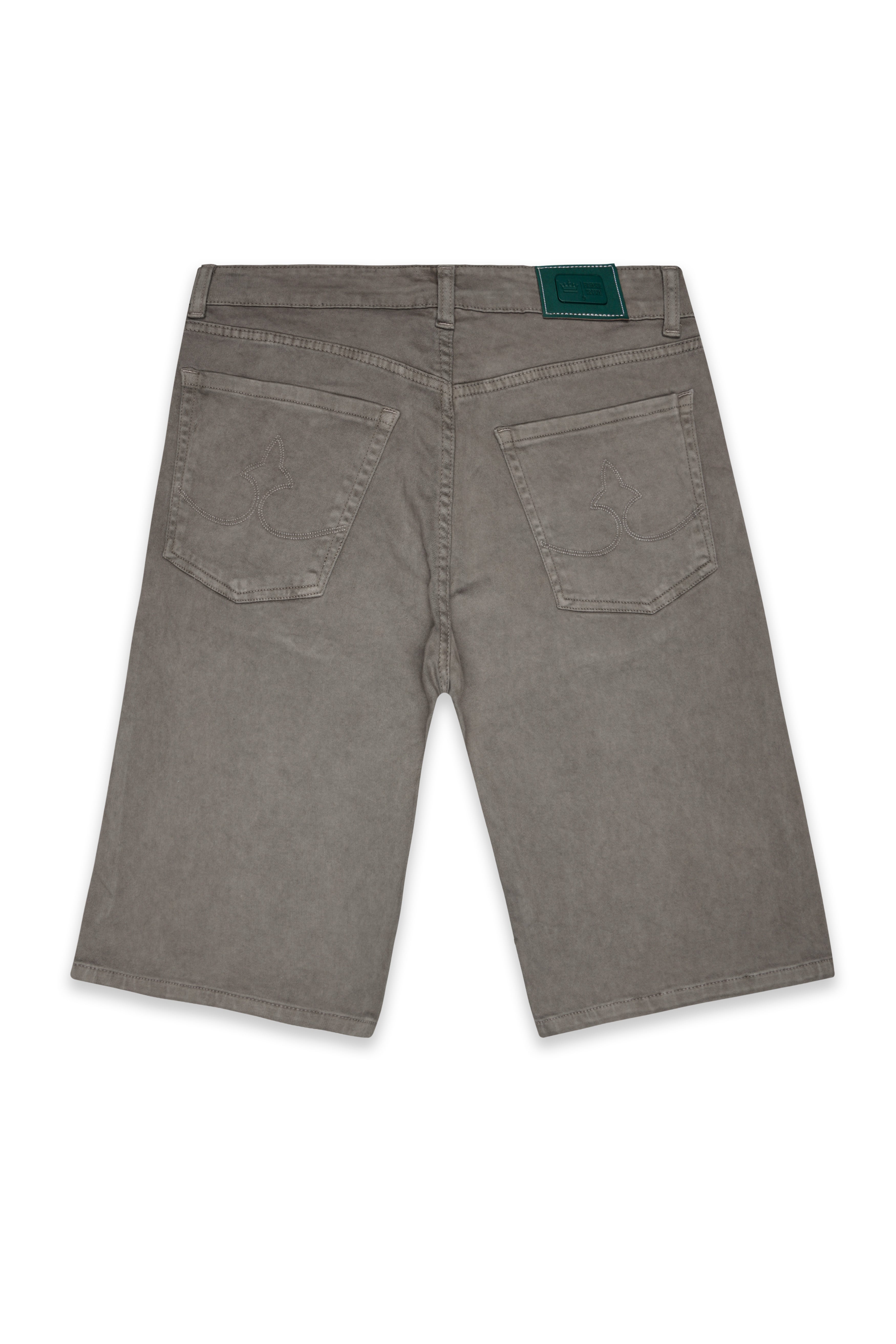 Friar Gray Clean Look Denim Shorts
