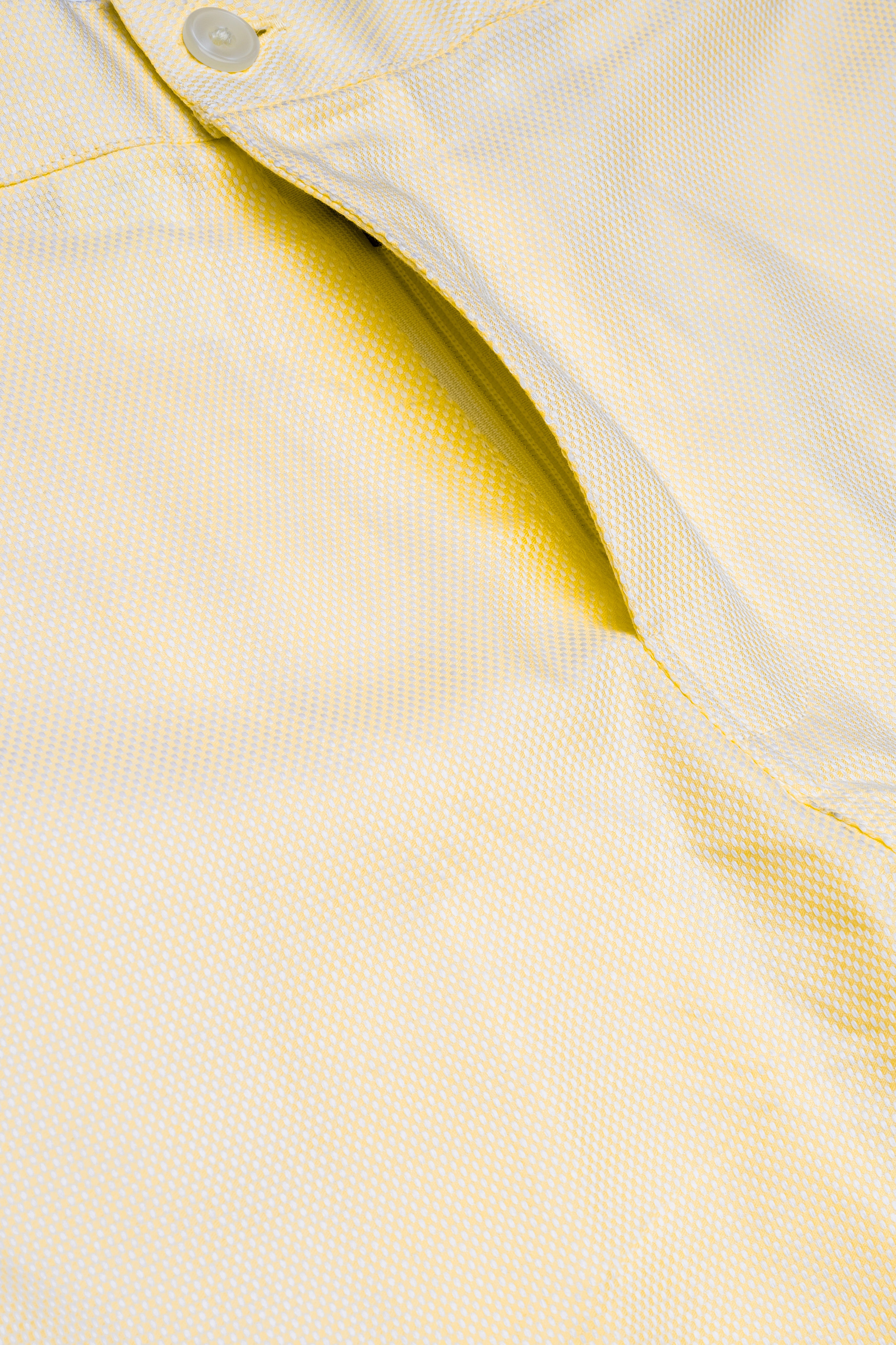 Almond Cream Dobby Textured Premium Cotton Shorts