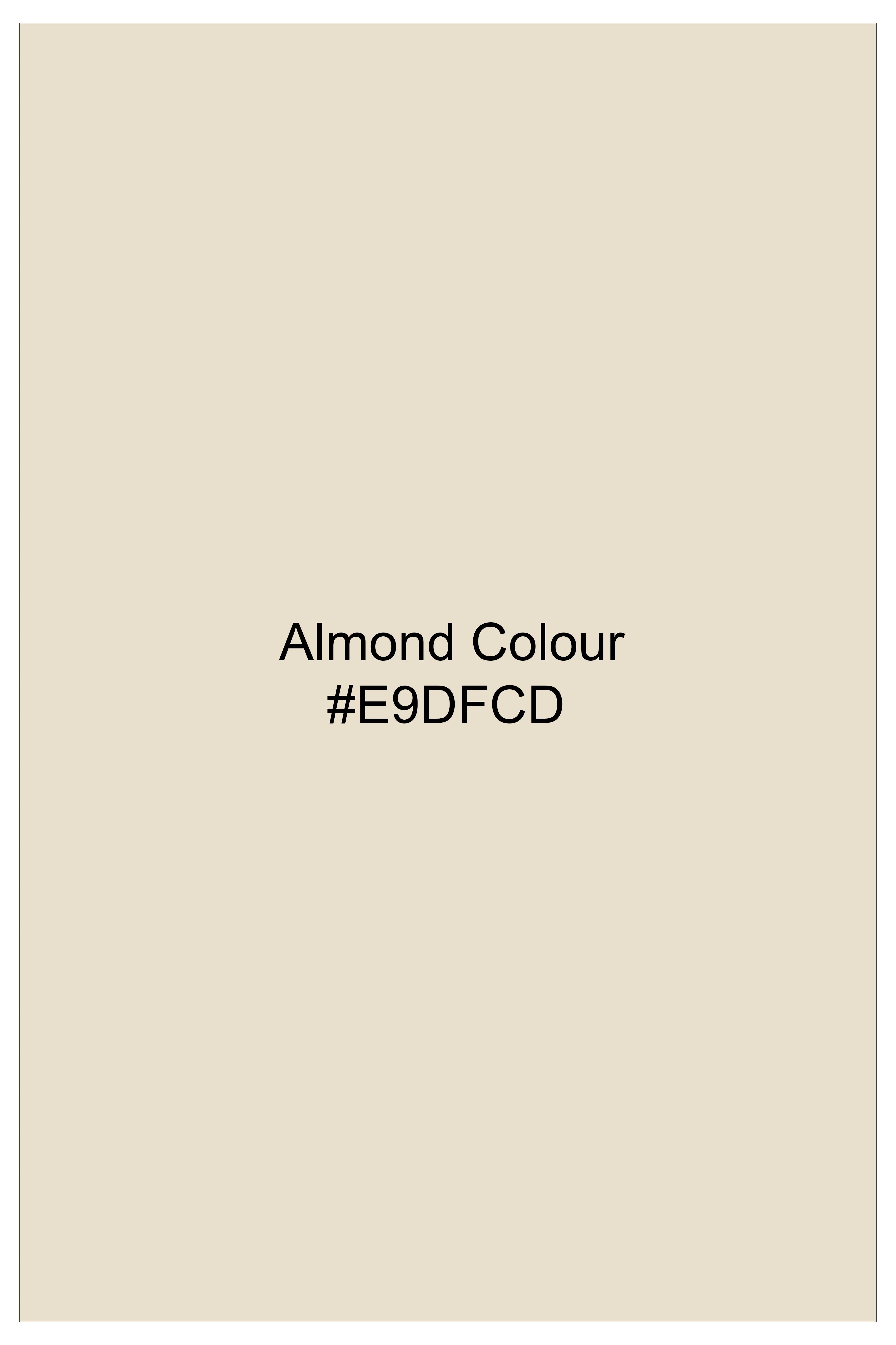 Almond Cream Dobby Textured Premium Cotton Shorts