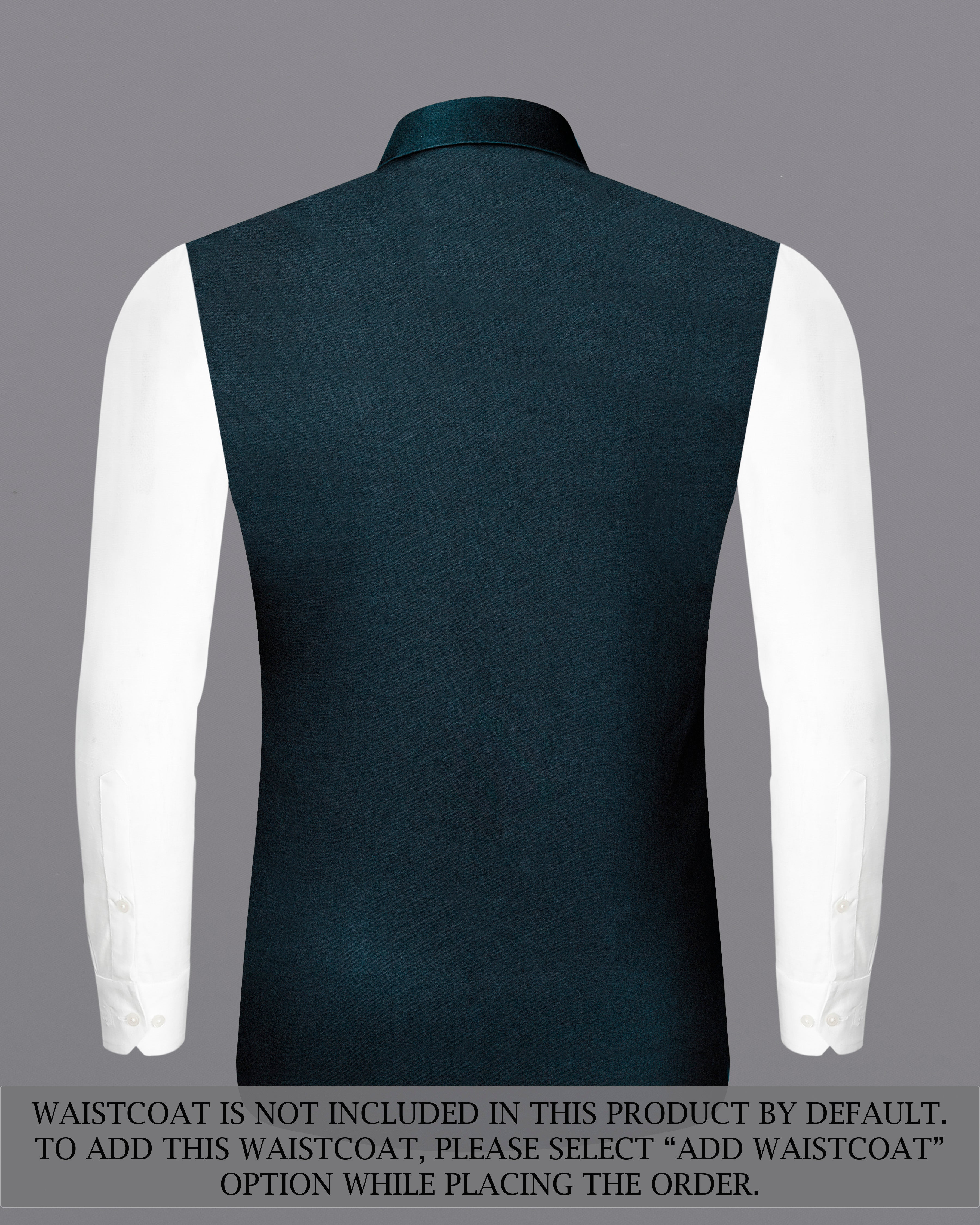 Timber Sea Green Cross Placket Stretchable Premium Cotton Bandhgala Traveler Suit