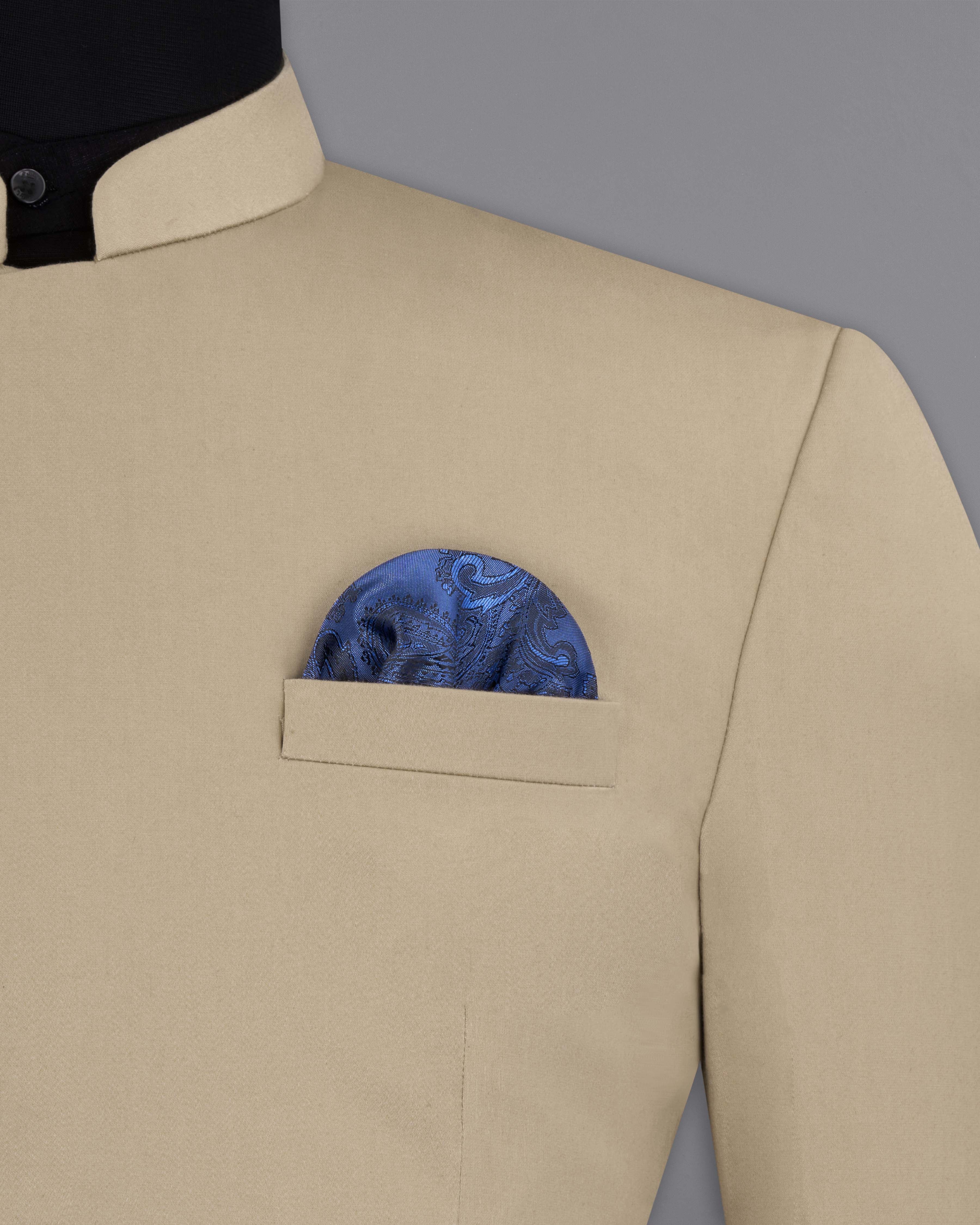 Quicksand Brown Stretchable Cross Placket Bandhgala Premium Cotton Traveler Suit ST2655-CBG-36, ST2655-CBG-38, ST2655-CBG-40, ST2655-CBG-42, ST2655-CBG-44, ST2655-CBG-46, ST2655-CBG-48, ST2655-CBG-50, ST2655-CBG-52, ST2655-CBG-54, ST2655-CBG-56, ST2655-CBG-58, ST2655-CBG-60