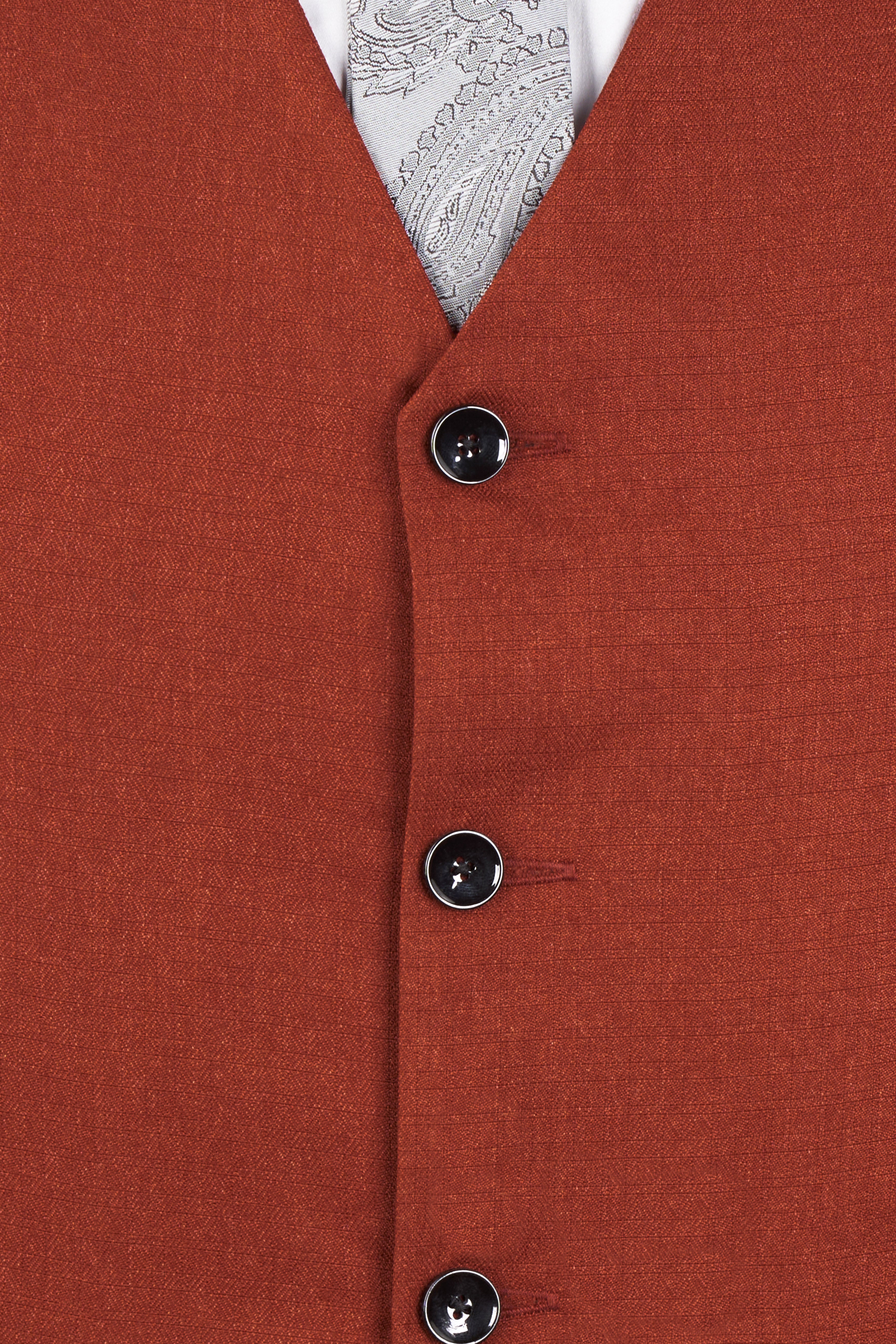 Nutmeg Red Tweed Single Breasted Suit