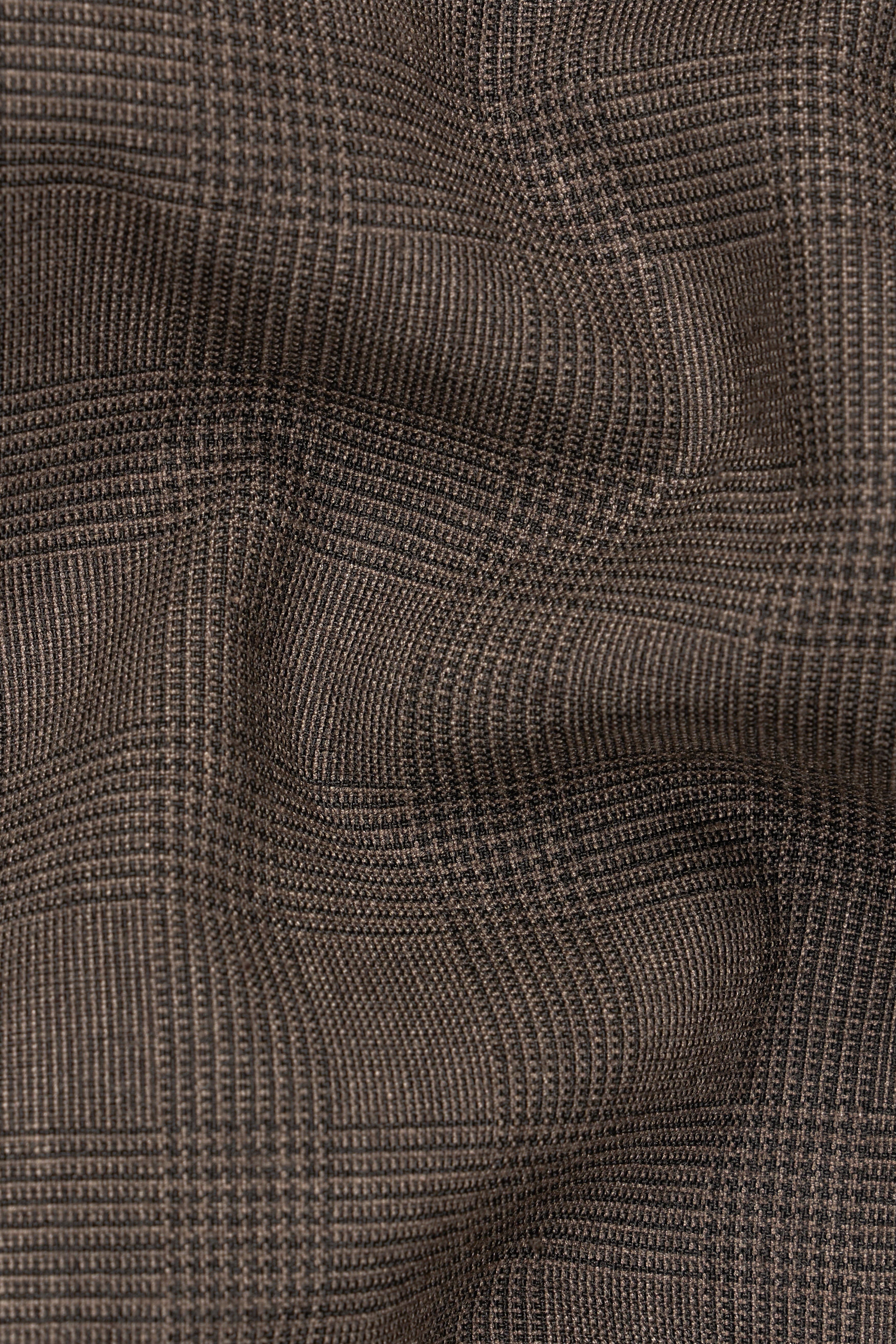 Taupe Dark Brown Single-Breasted Suit