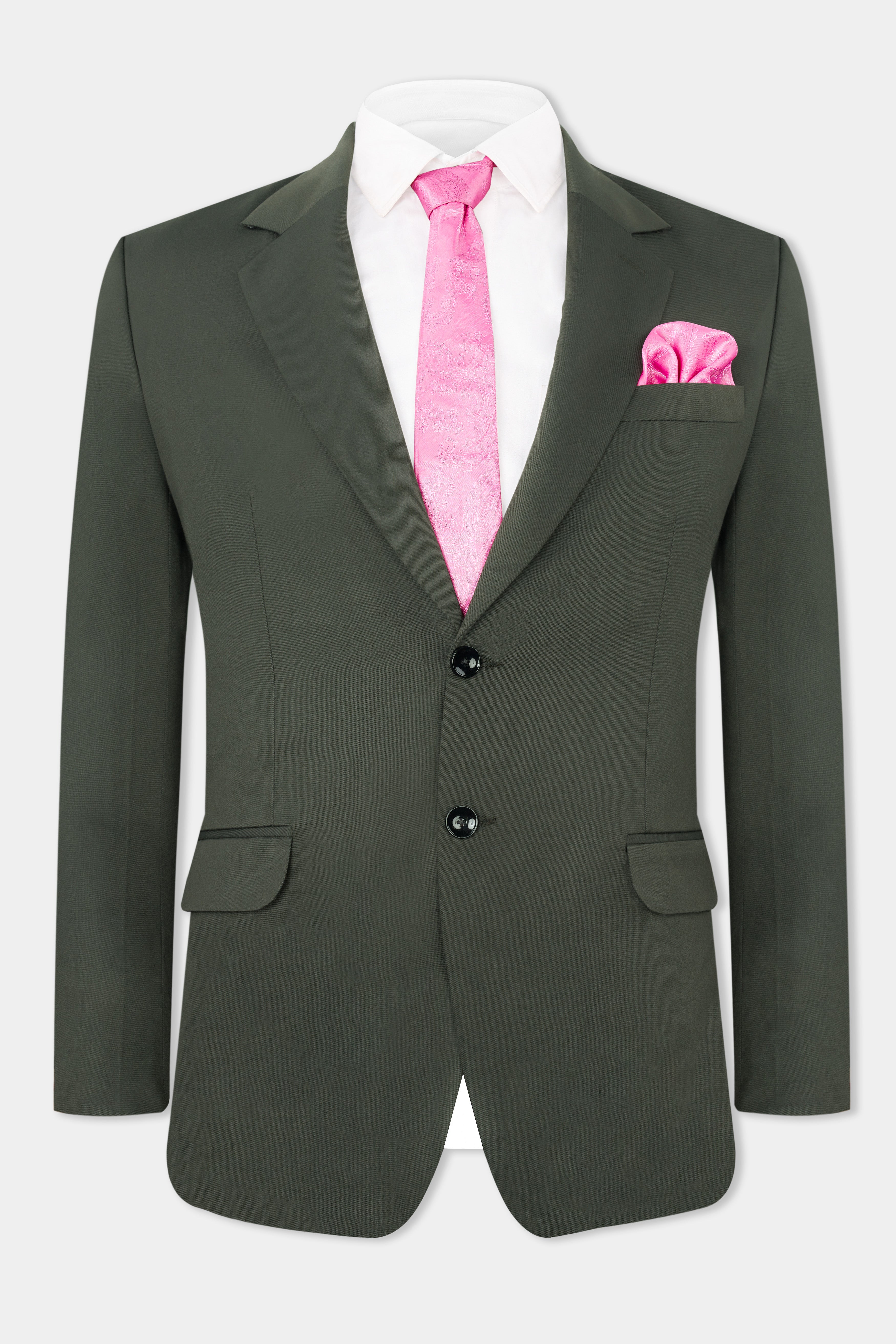 Iridium Green Single-Breasted Suit