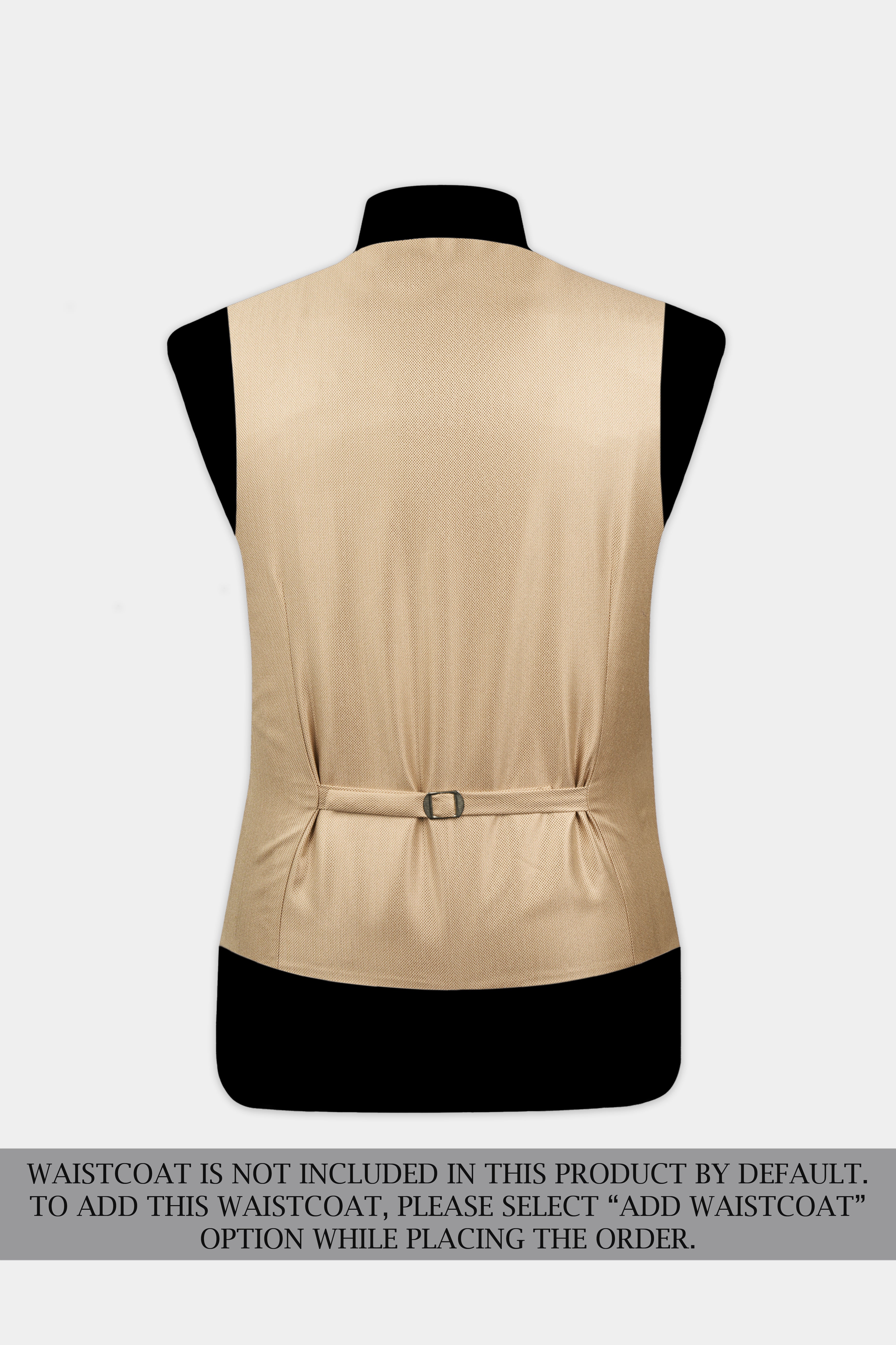 Thistle Brown Dobby Textured Tuxedo Suit