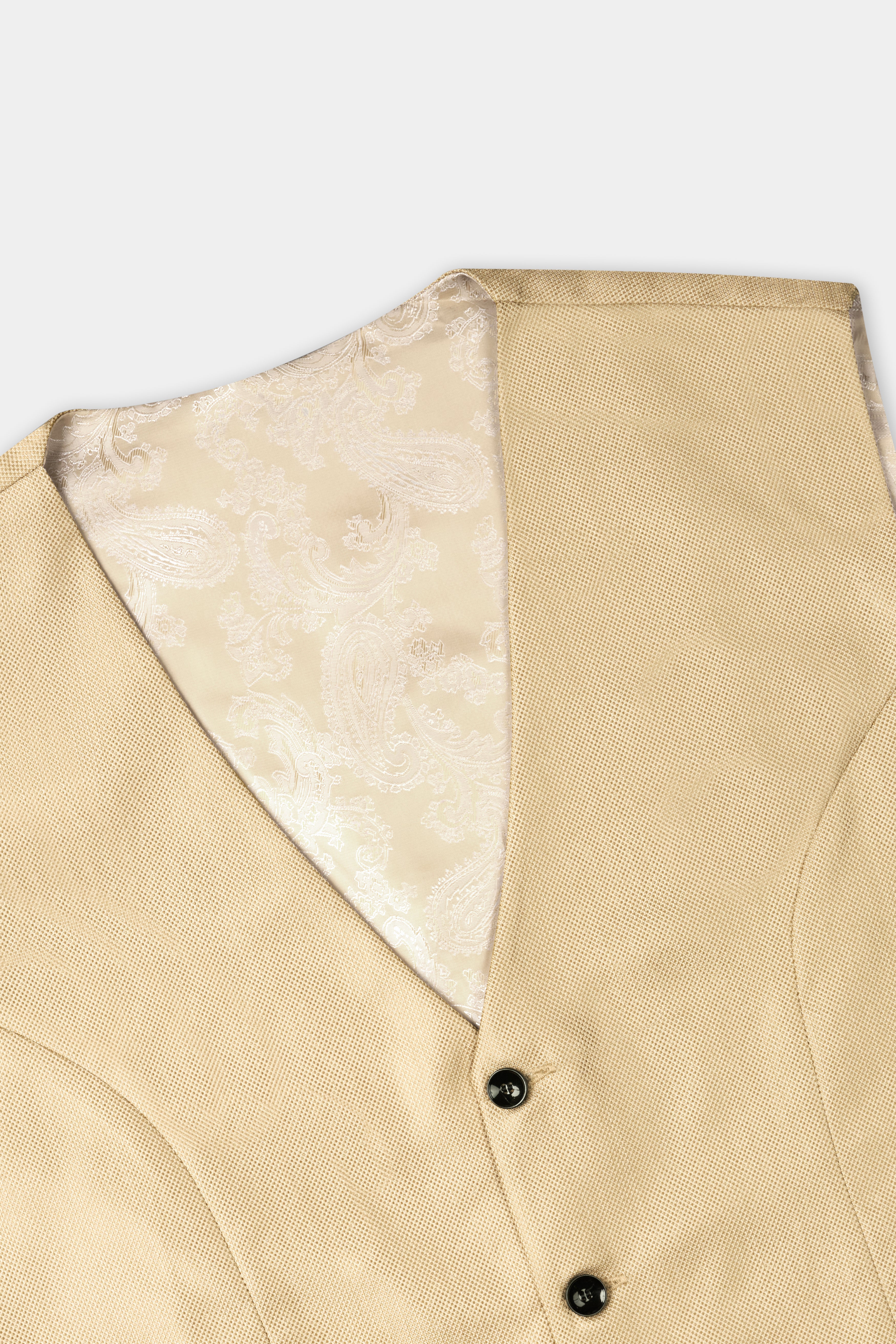 Thistle Brown Dobby Textured Tuxedo Suit