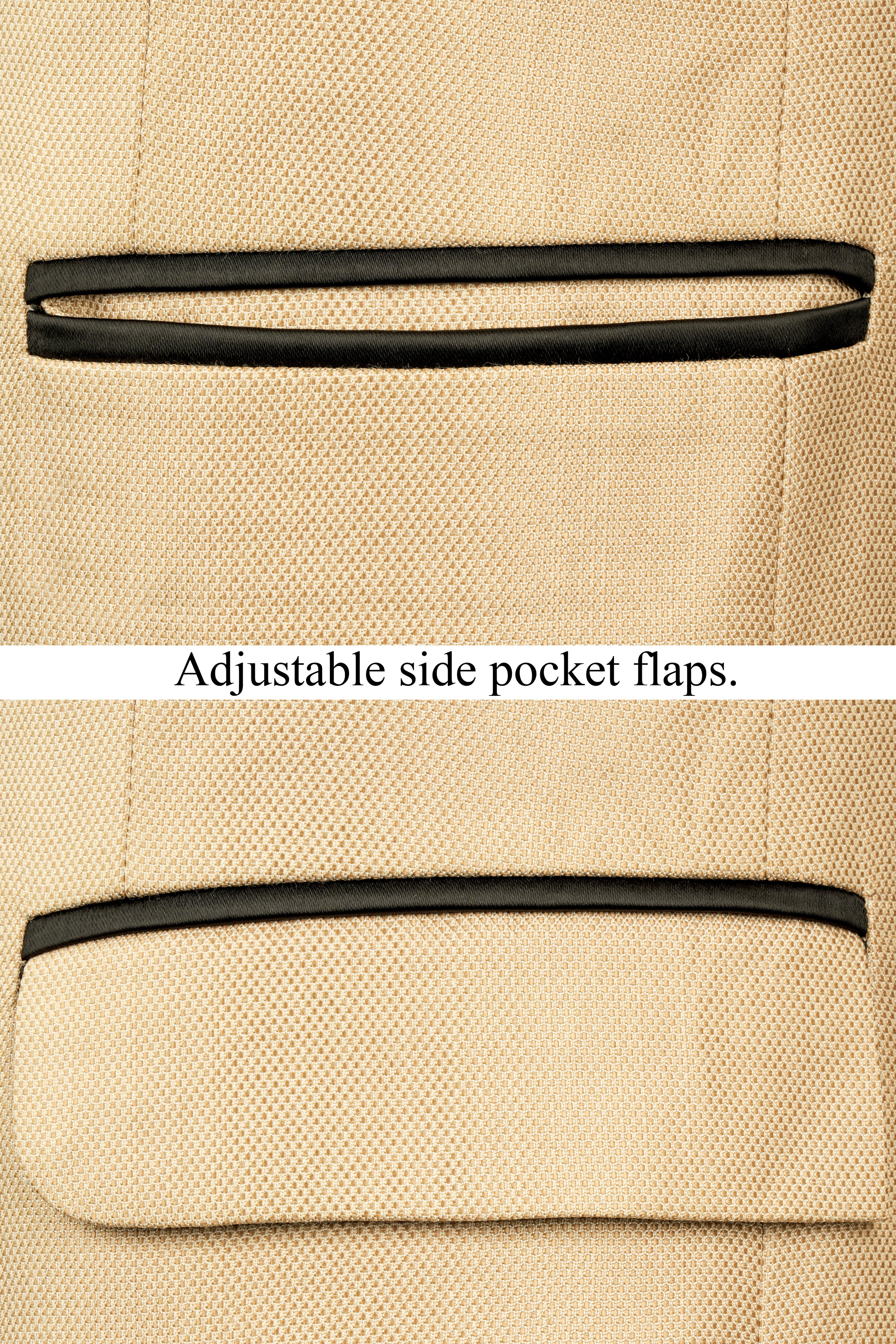Thistle Brown Dobby Textured Tuxedo Suit