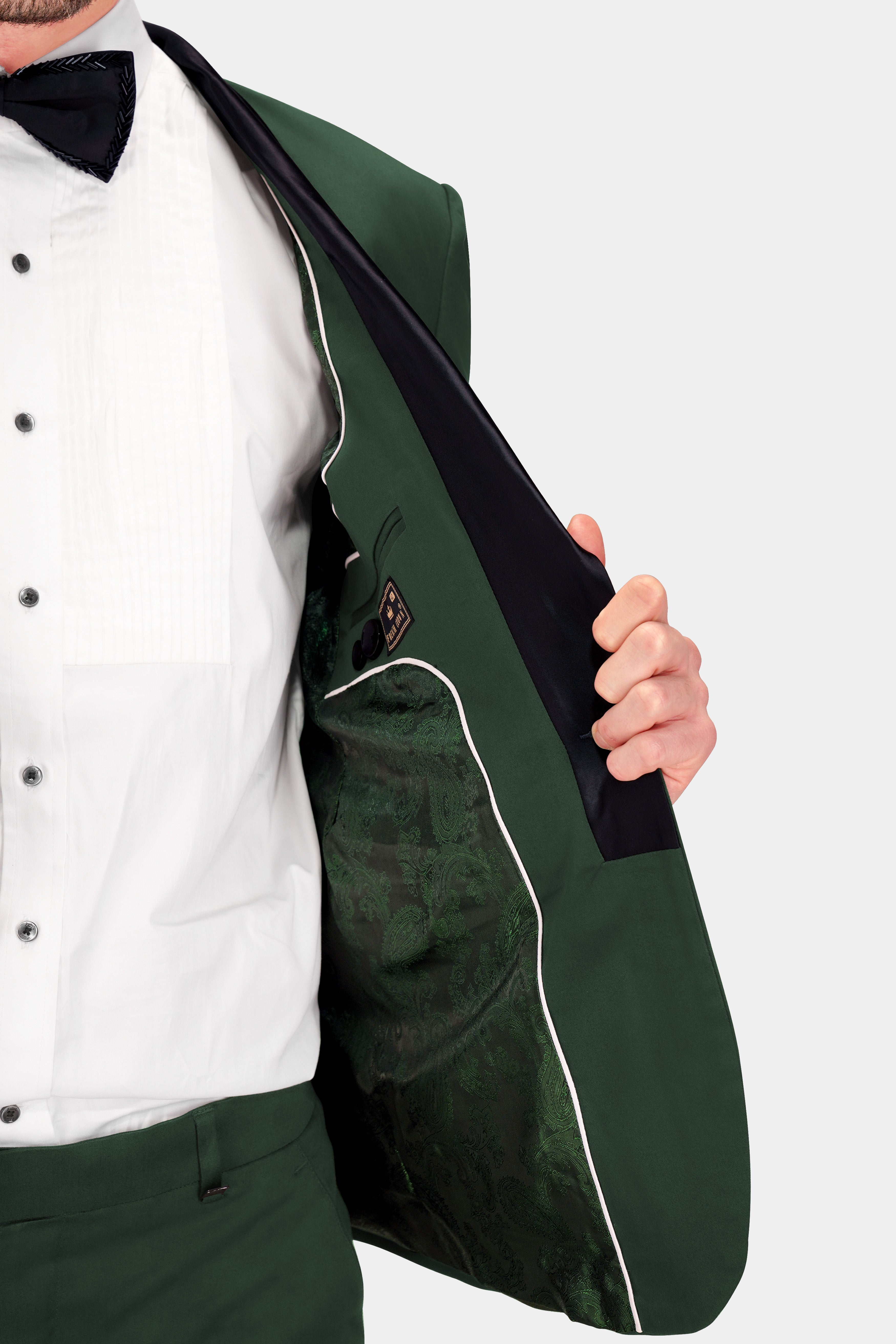 Heavy Metal Green Premium Cotton Tuxedo Stretchable traveler Suit ST2775-BKL-36, ST2775-BKL-38, ST2775-BKL-40, ST2775-BKL-42, ST2775-BKL-44, ST2775-BKL-46, ST2775-BKL-48, ST2775-BKL-50, ST2775-BKL-52, ST2775-BKL-54, ST2775-BKL-56, ST2775-BKL-58, ST2775-BKL-60