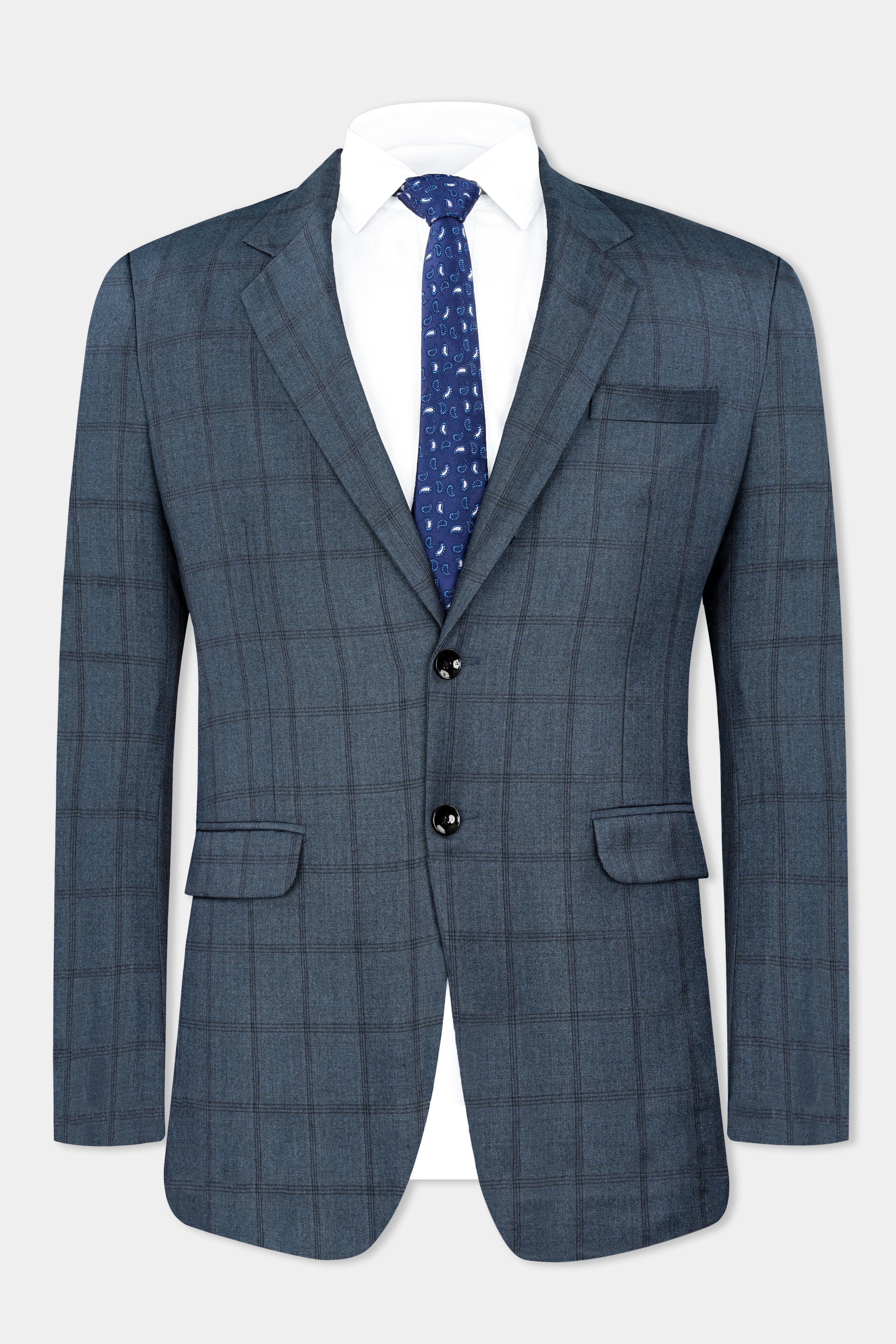 Bayoux Gray Plaid Wool Rich Suit ST2906-SB-36, ST2906-SB-38, ST2906-SB-40, ST2906-SB-42, ST2906-SB-44, ST2906-SB-46, ST2906-SB-48, ST2906-SB-50, ST2906-SB-52, ST2906-SB-54, ST2906-SB-56, ST2906-SB-58, ST2906-SB-60