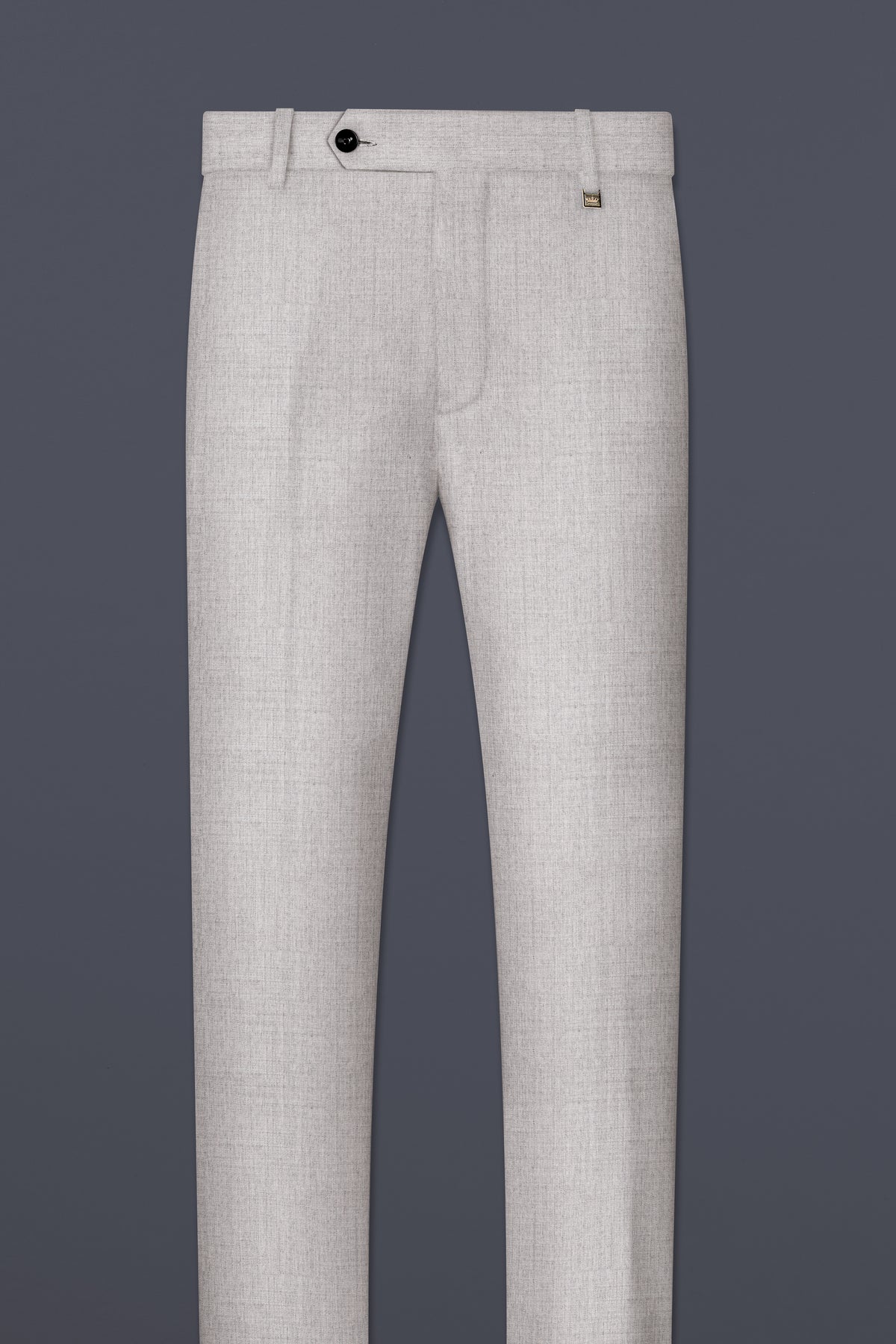 Martini Cream Textured Wool Rich Bandhgala Suit